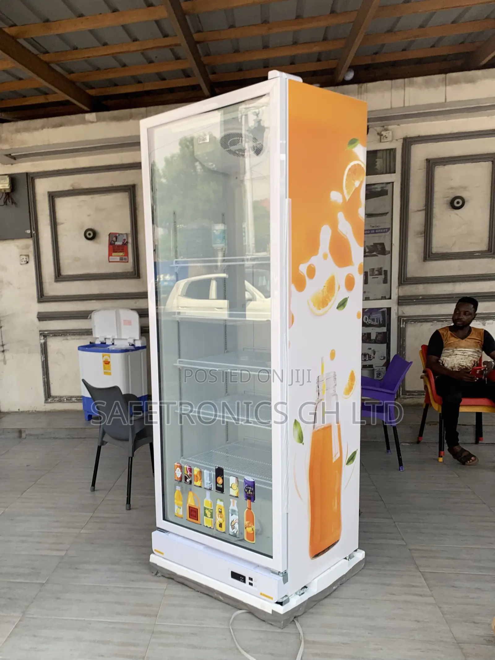 Elegant Design Singledoor Zara-600 Display White 591 Liters Fridge