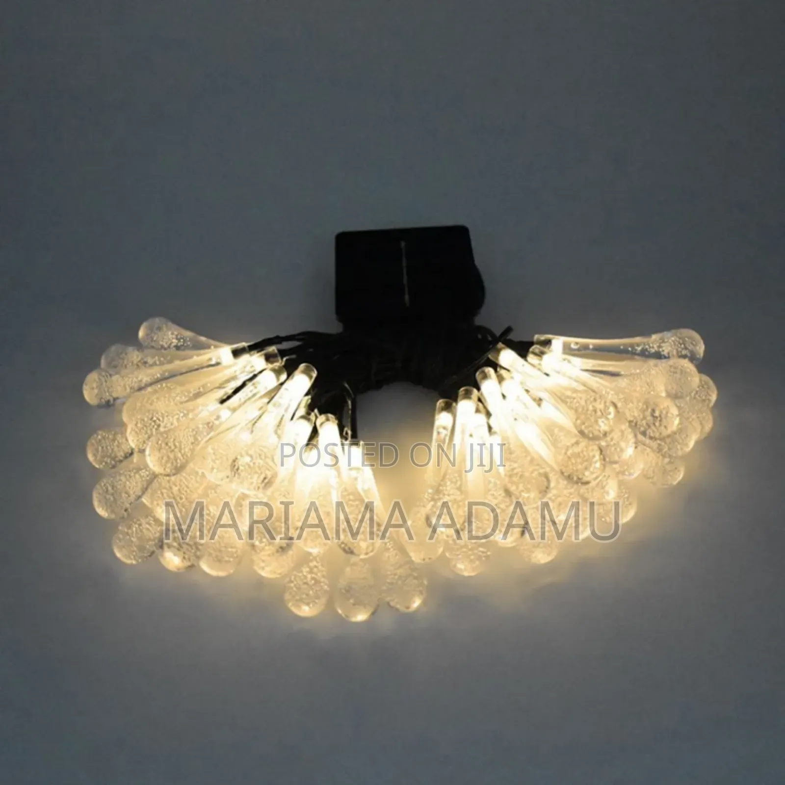 Solar Water Drops String Lights