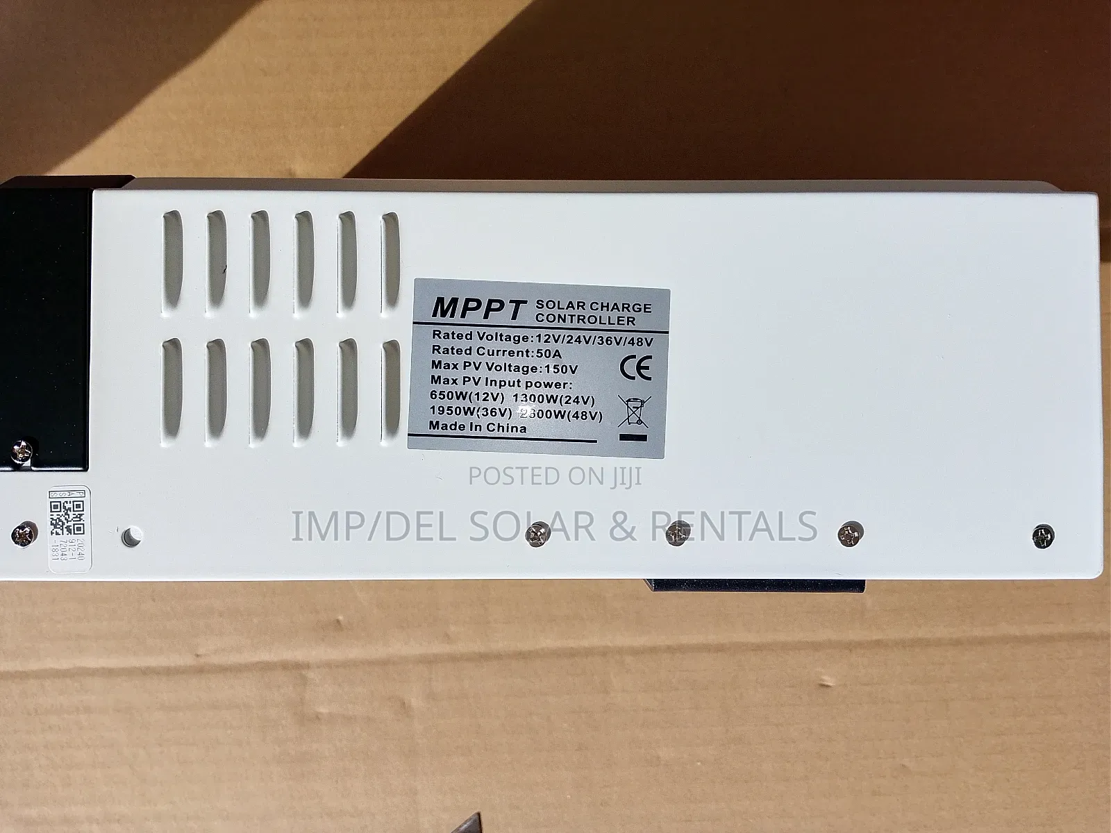 50a MPPT Solar Charge Controller 12v/24v/36v/48v 50amps