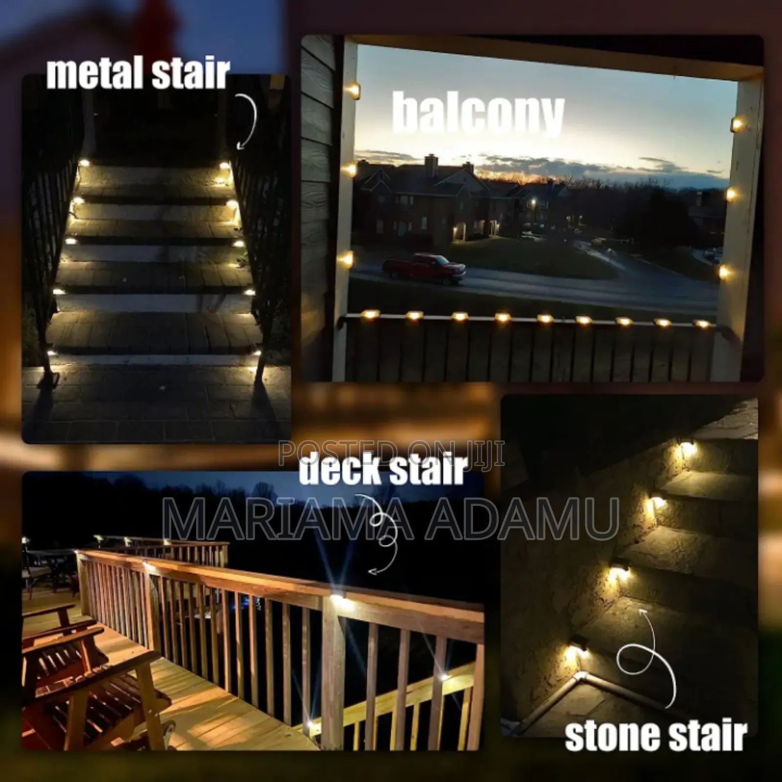 Solar Outdoor Wall Stairs Light