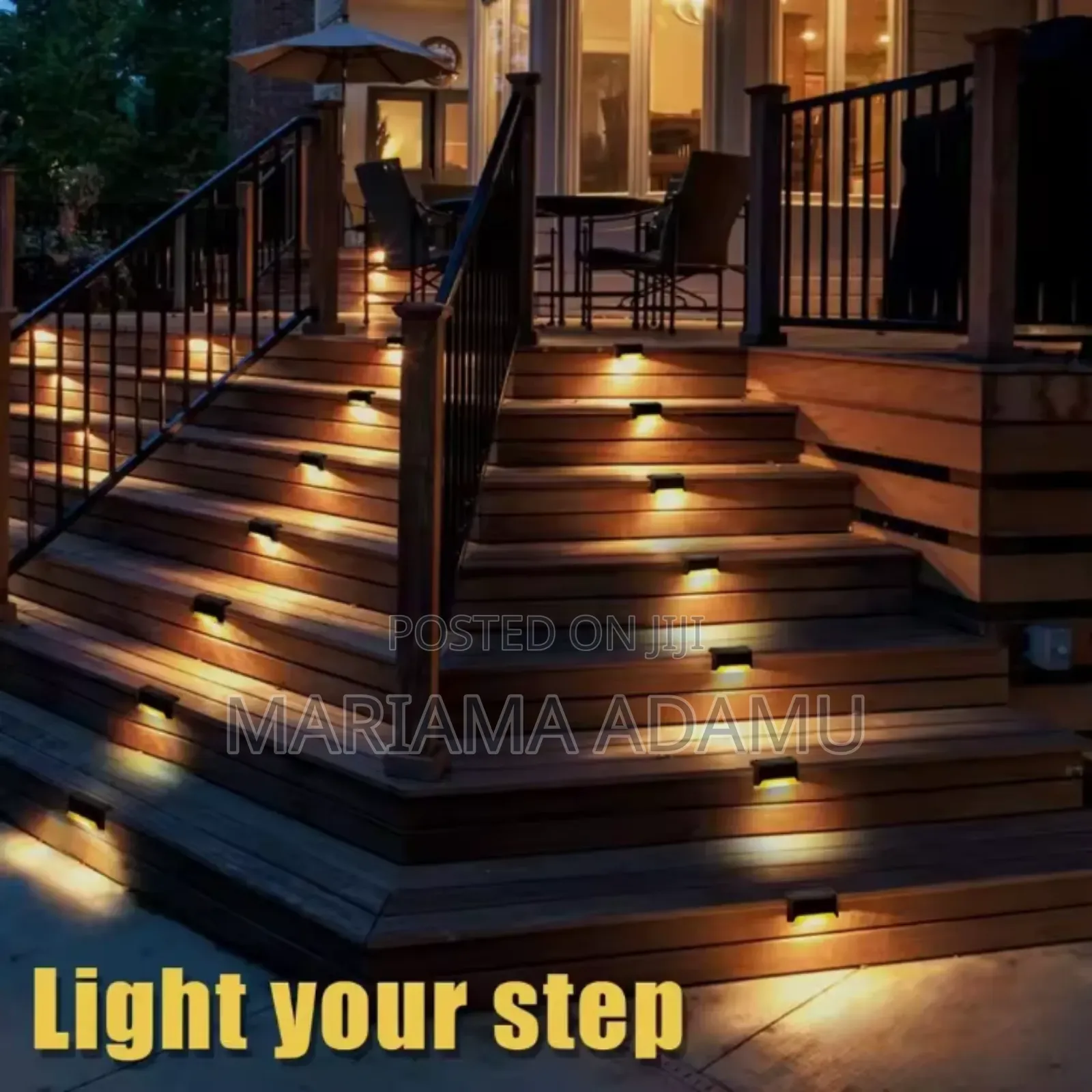 Solar Outdoor Wall Stairs Light