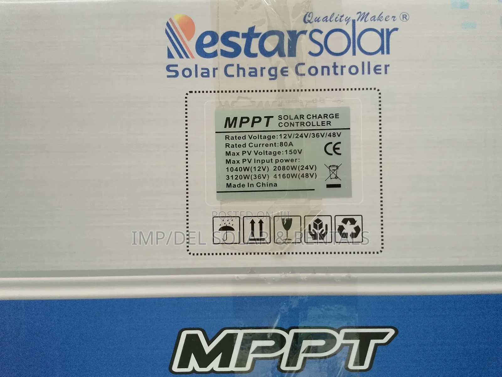 MPPT 80a Solar Charge Controller 12v/24v/36v/48v