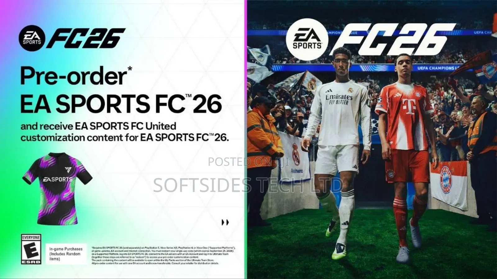 Ea Soccer Fc26 or Fifa 26 Game Installation Available
