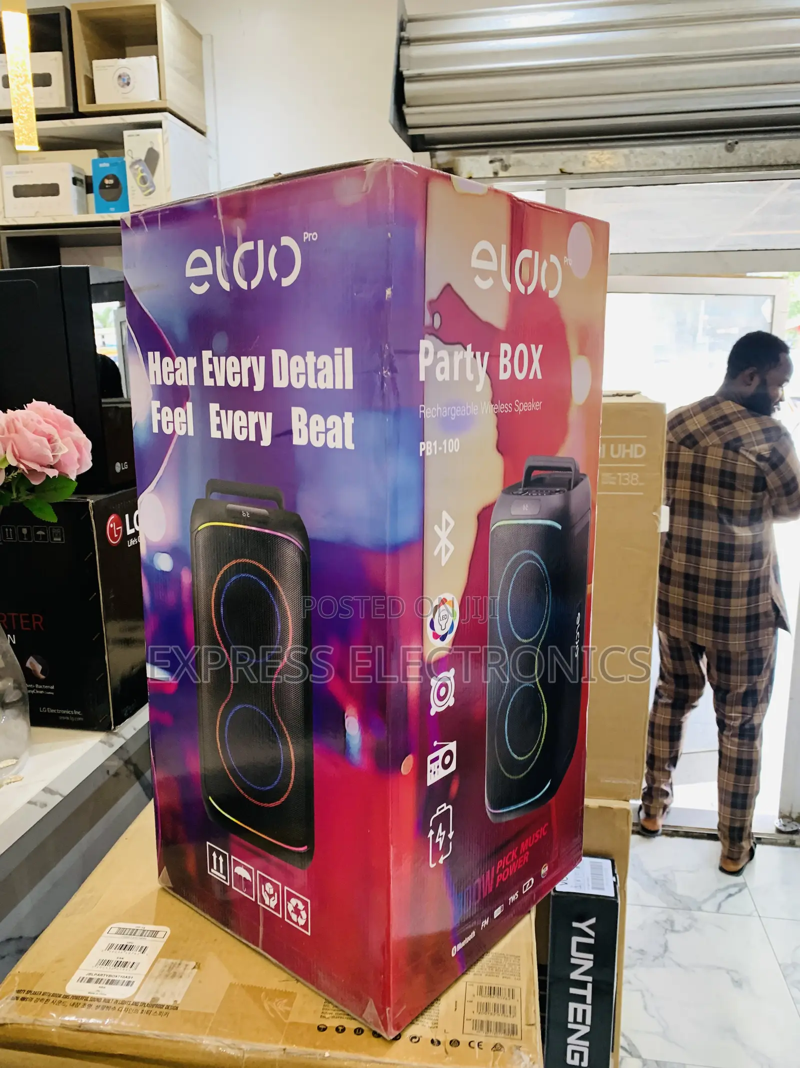 High Quality Sleek Speaker Pb1-100 Double 6,5"