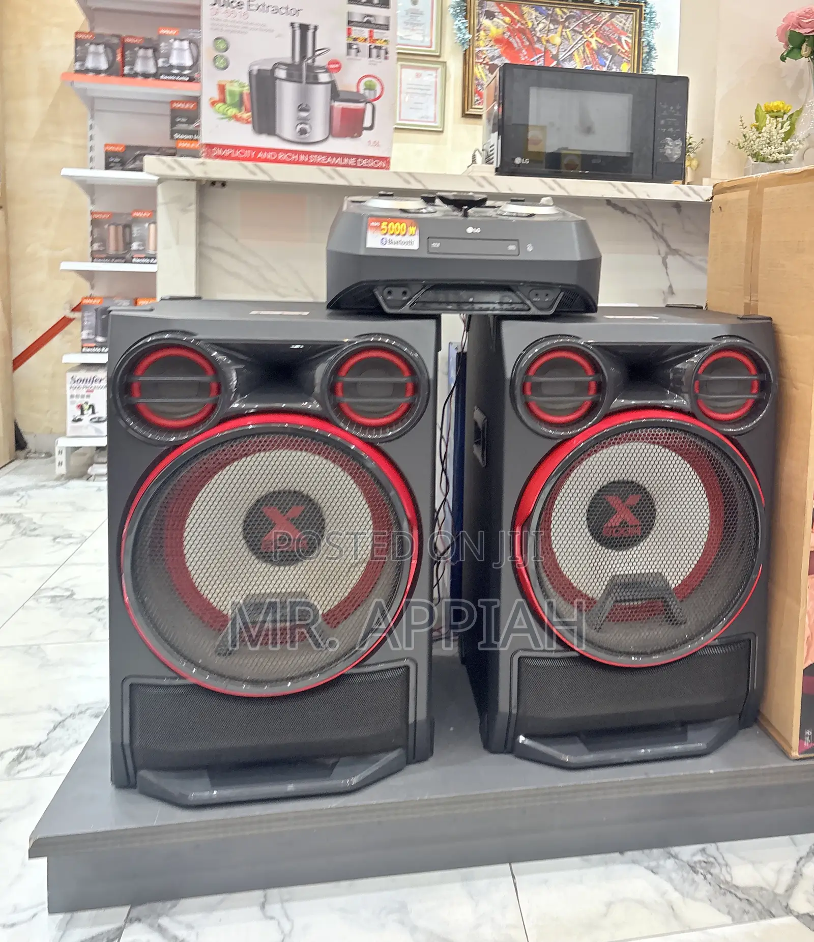 High Quality Lg Ck 99 5000watt Bluetooth Speaker(Black).