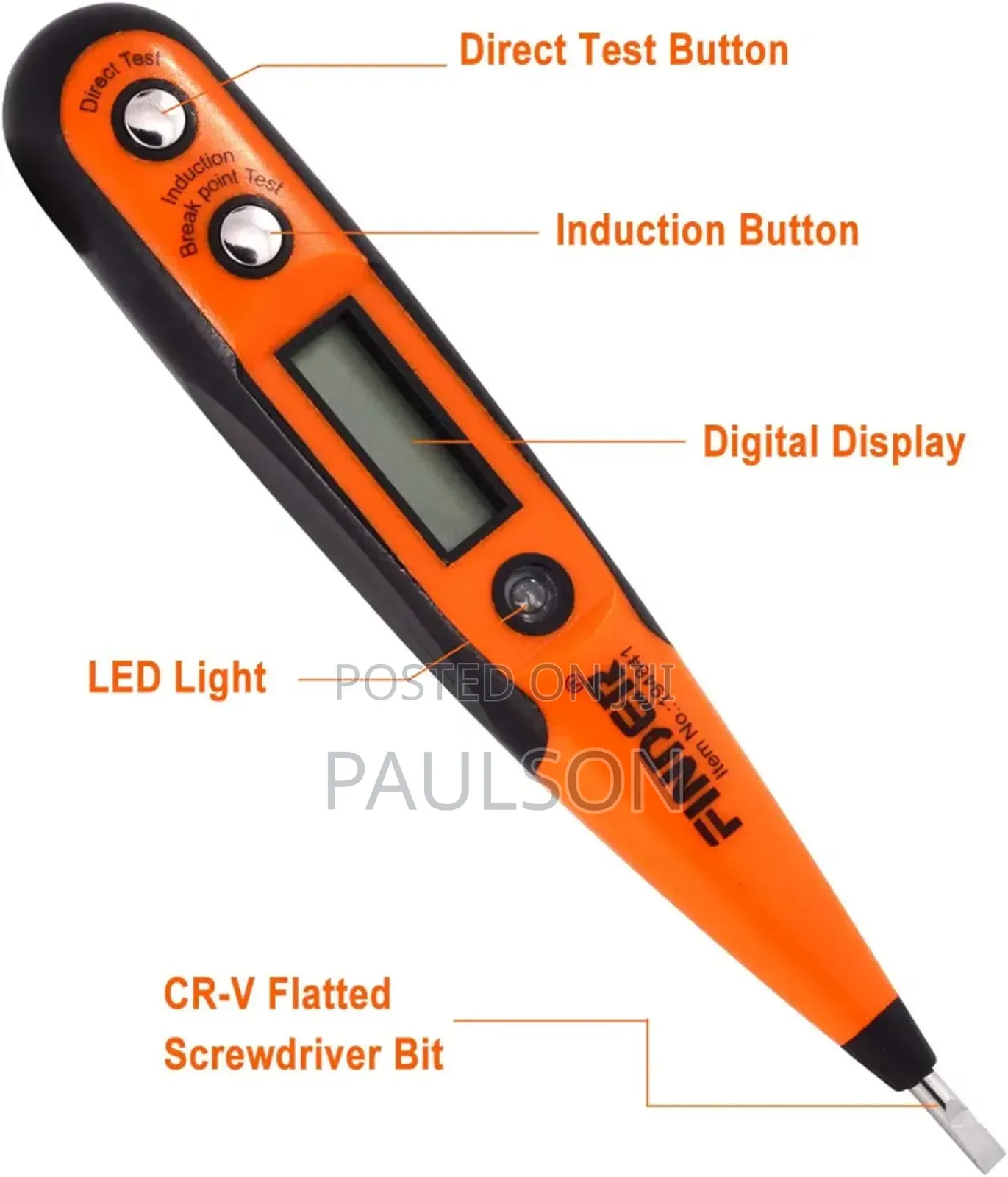 Finder Multifunction Digital Voltage Tester Pen Dc Ac Voltage