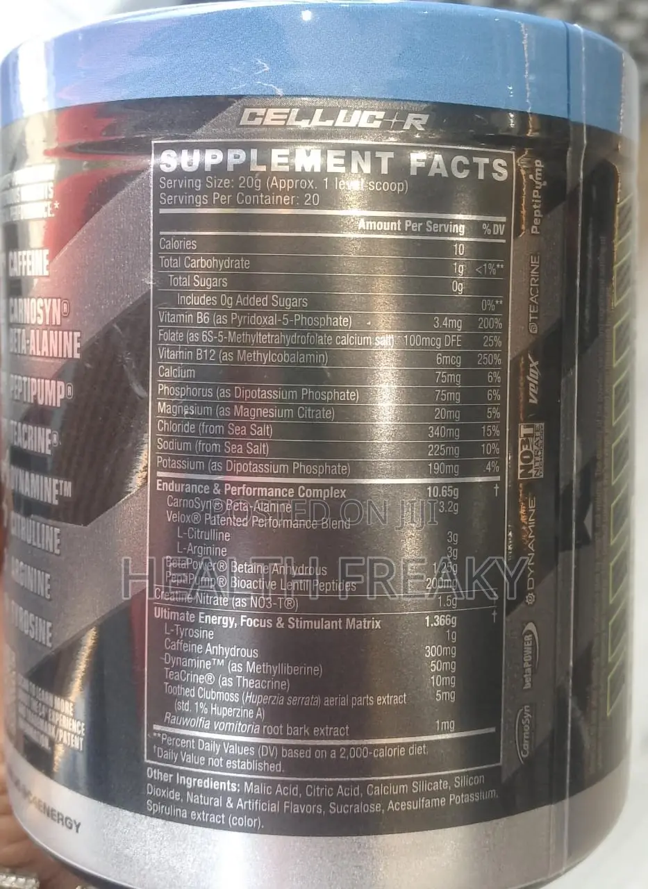 Preworkout C4 Ultimate Energy Muscle Builder Performance.