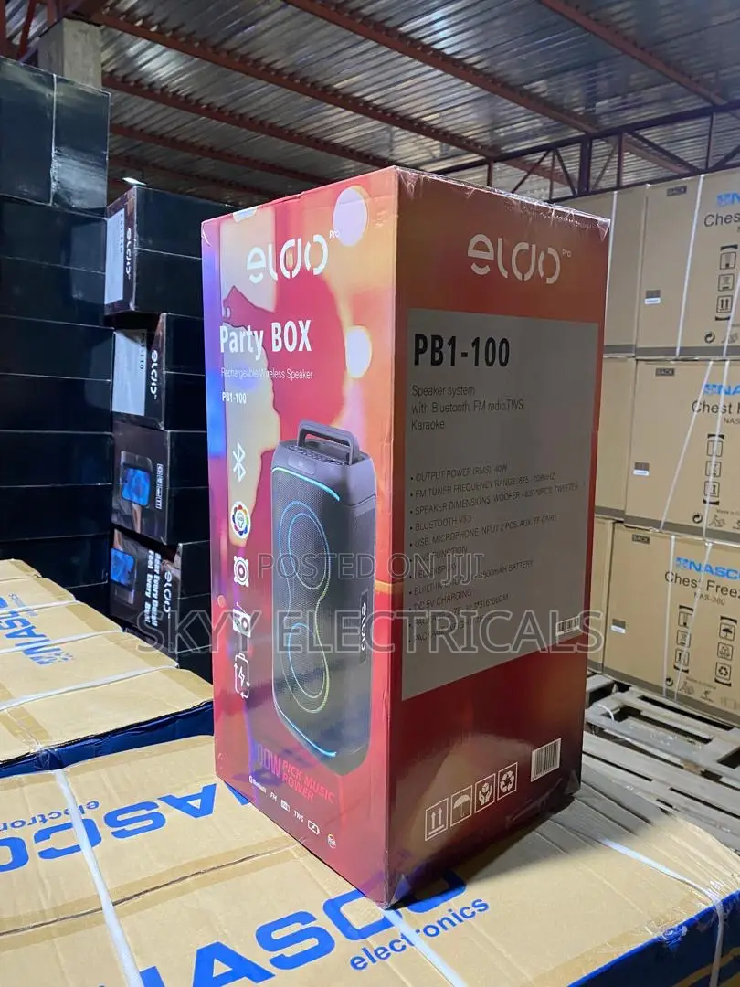 Pb1-100 Eldo 300w Wireless Rechargeable Party Box Speaker