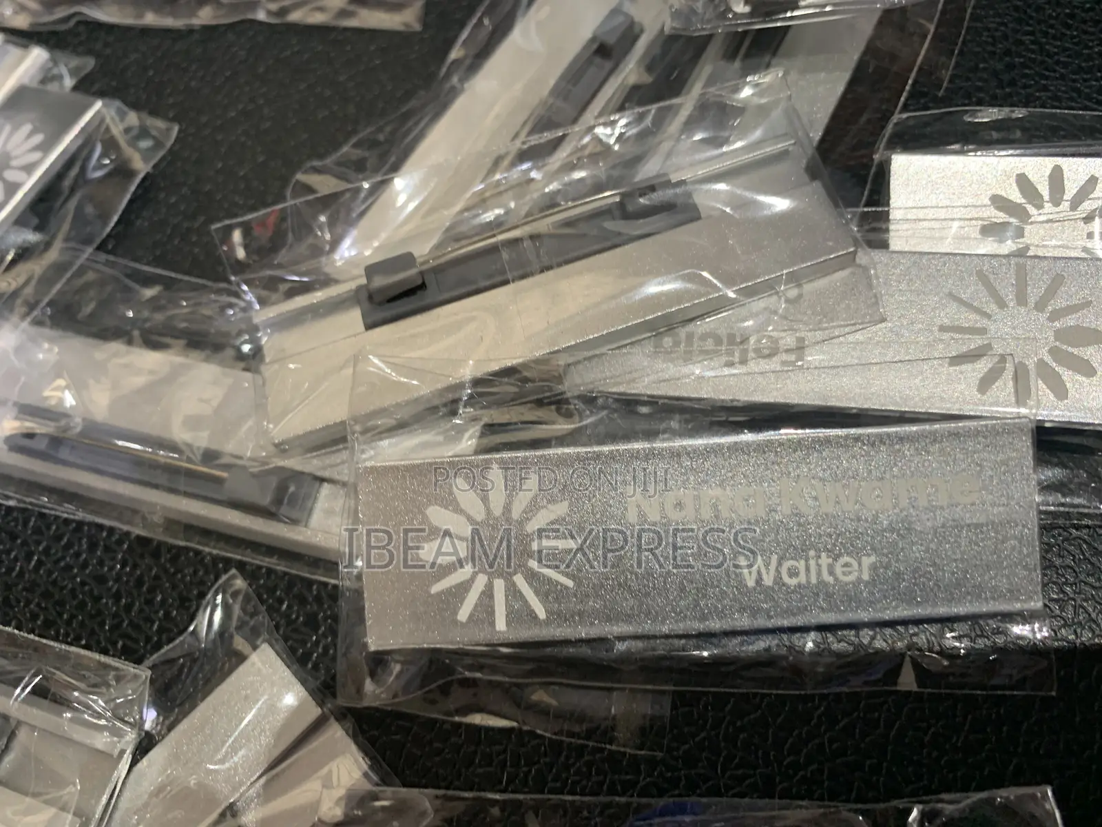 Engraving on Silver Name Tags