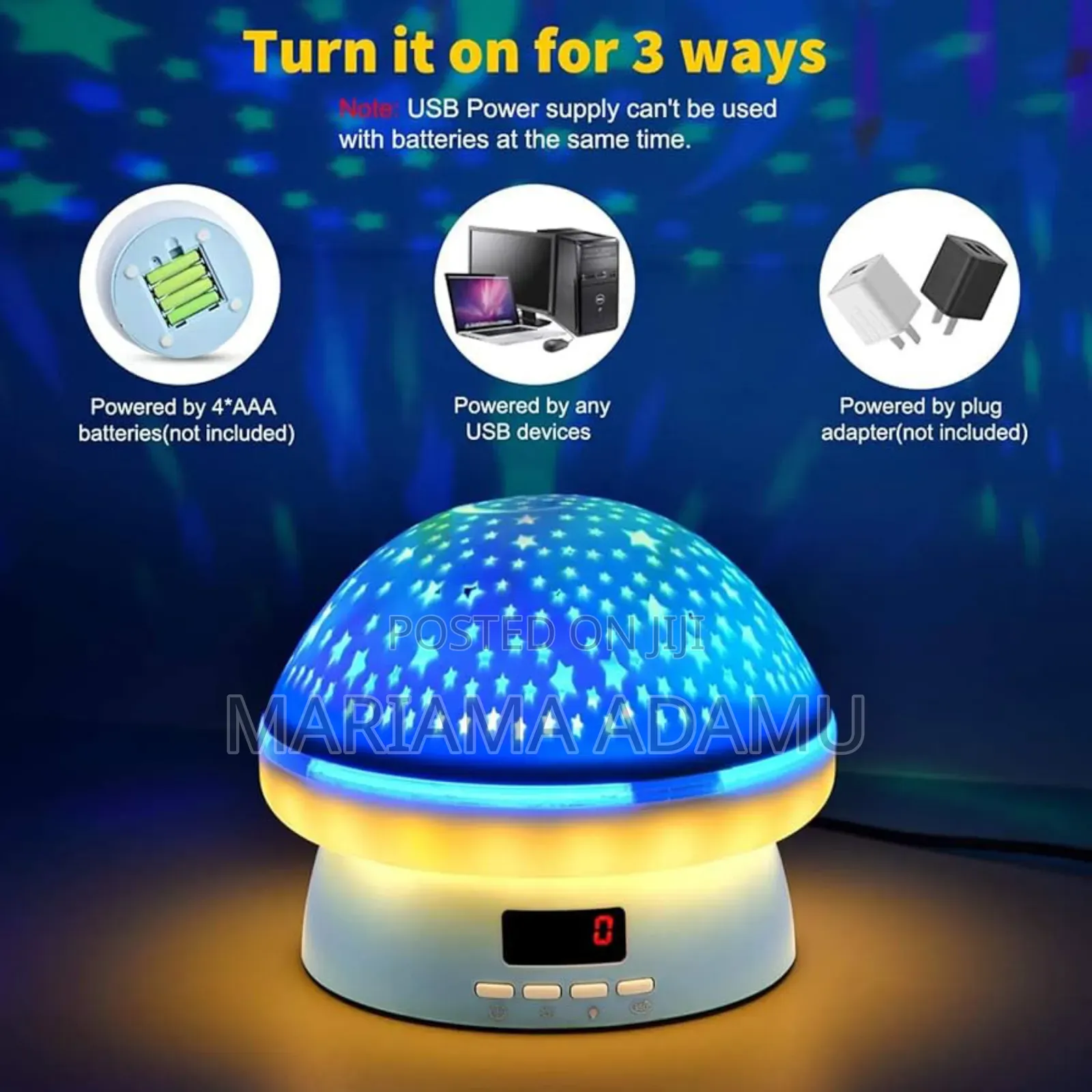 Mushroom Galaxy Projection Lamp