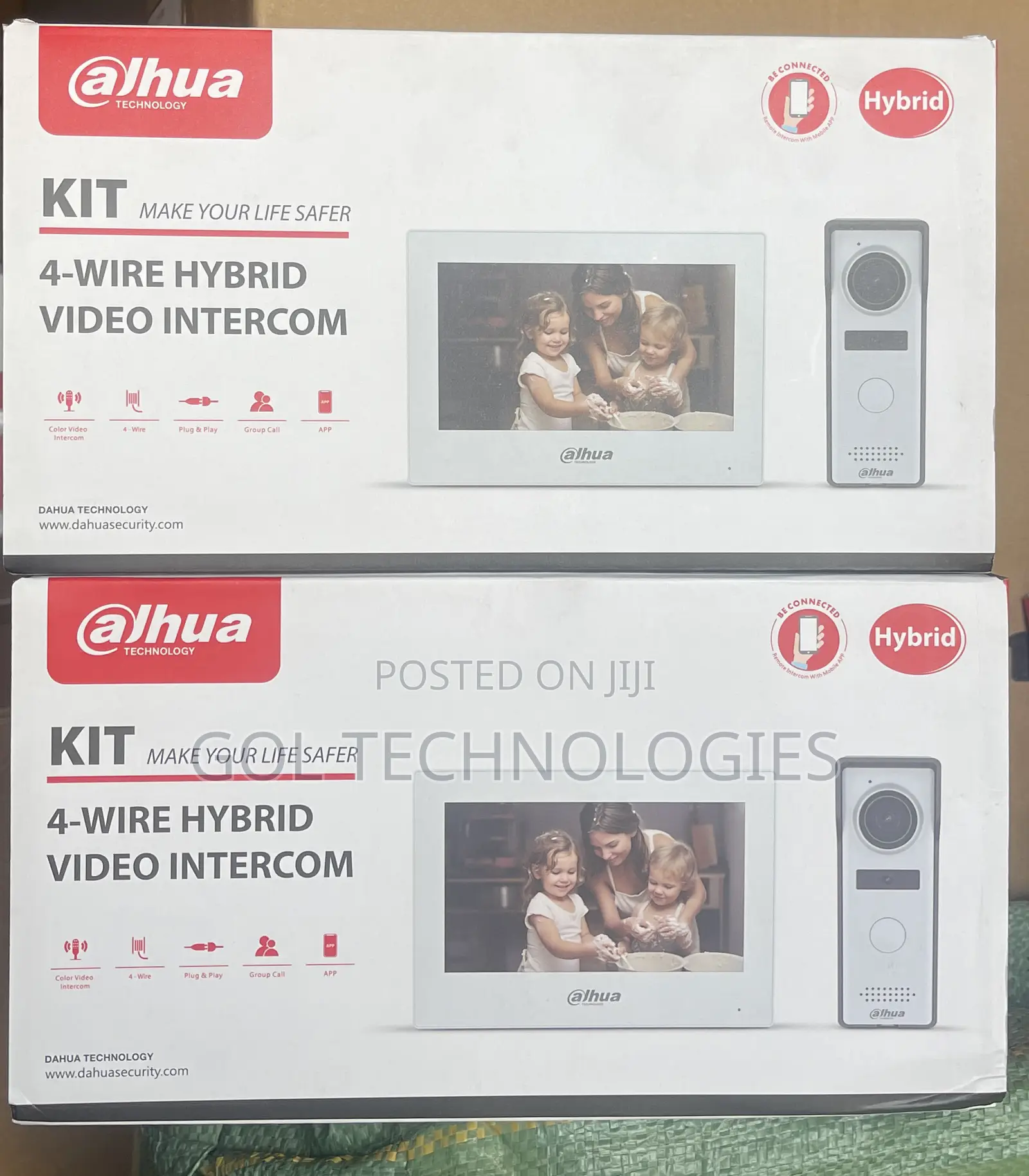 Dahua 4-Wire Hybrid Video Intercom Remote Intercom With Mobile App