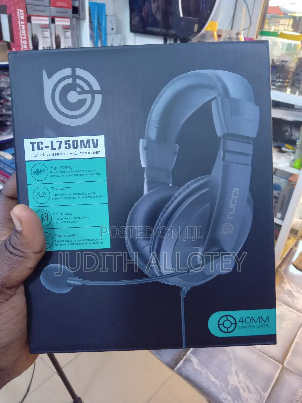 Headset for Studio and Live Show With Microphone