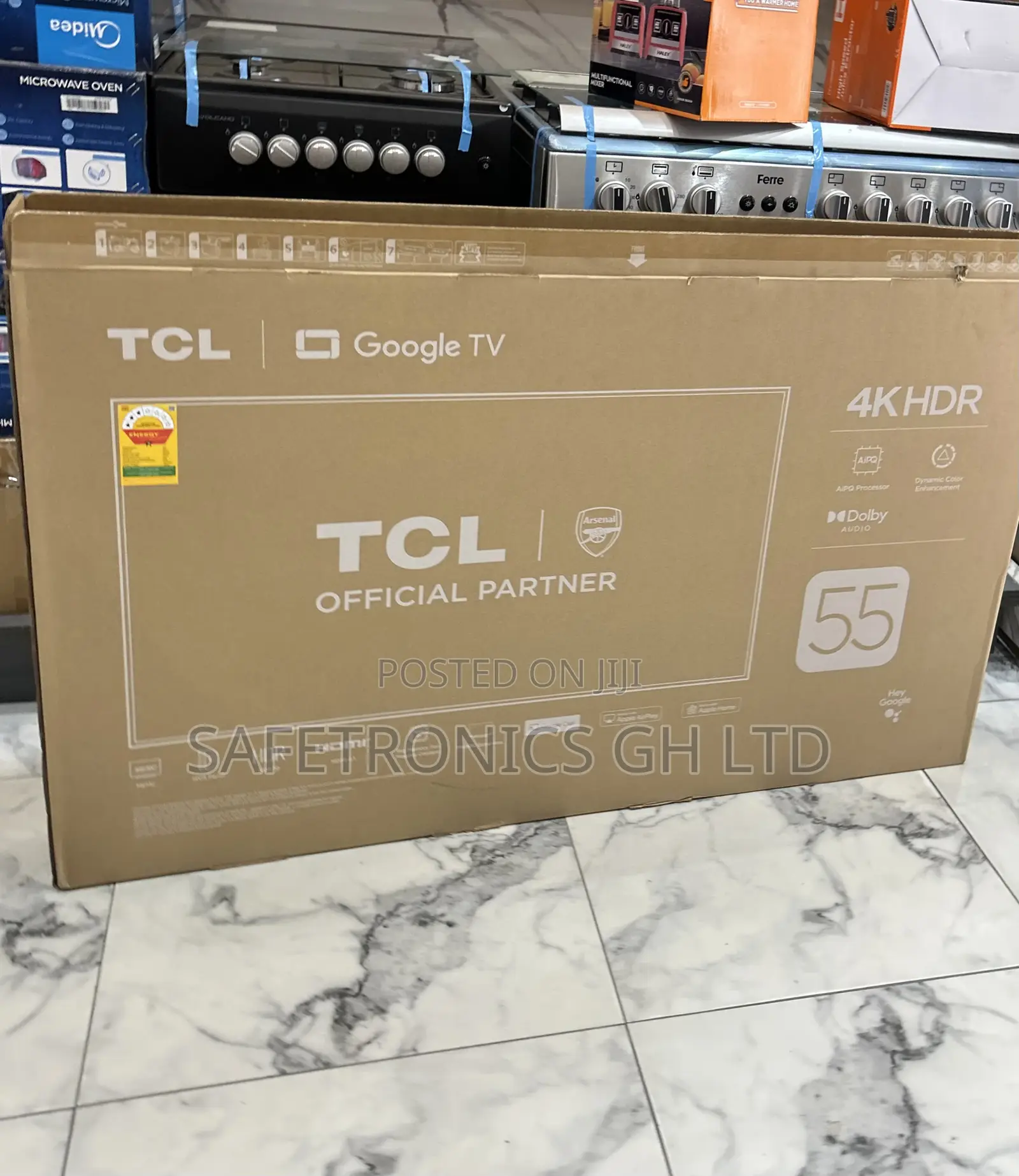 Lastest TCL 55 Inch Smart Uhd Android Frameless 55p6k Tv