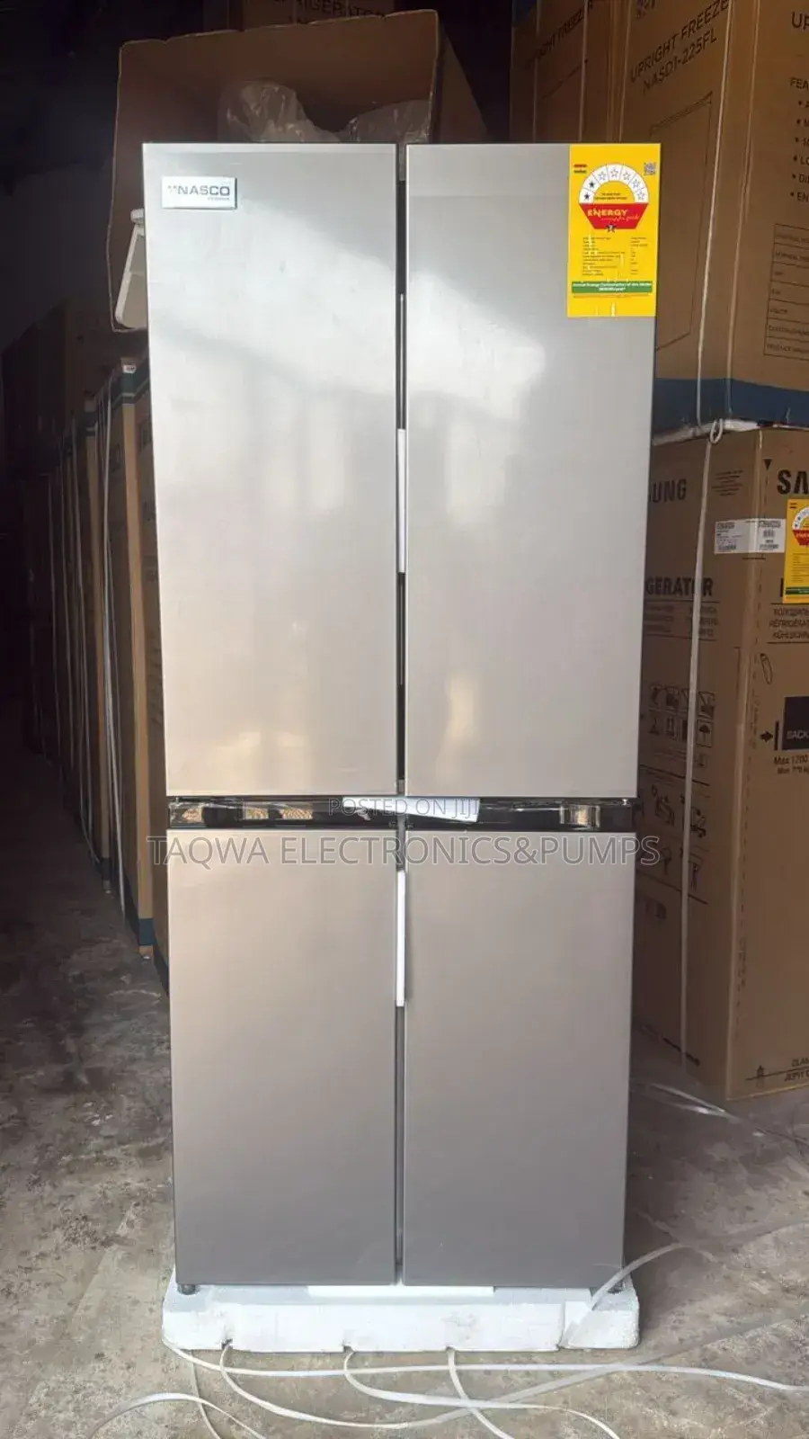 Nasco 360 Litres 4 - Doors Refrigerator