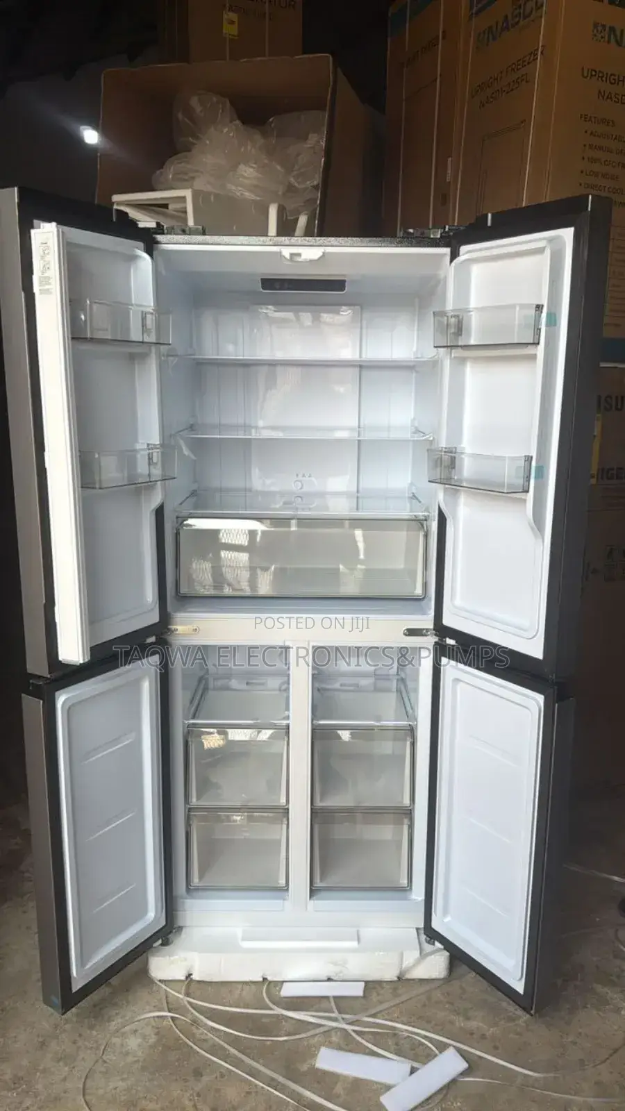 Nasf2-400fdr Nasco 4 Doors 360 Litres Fridge