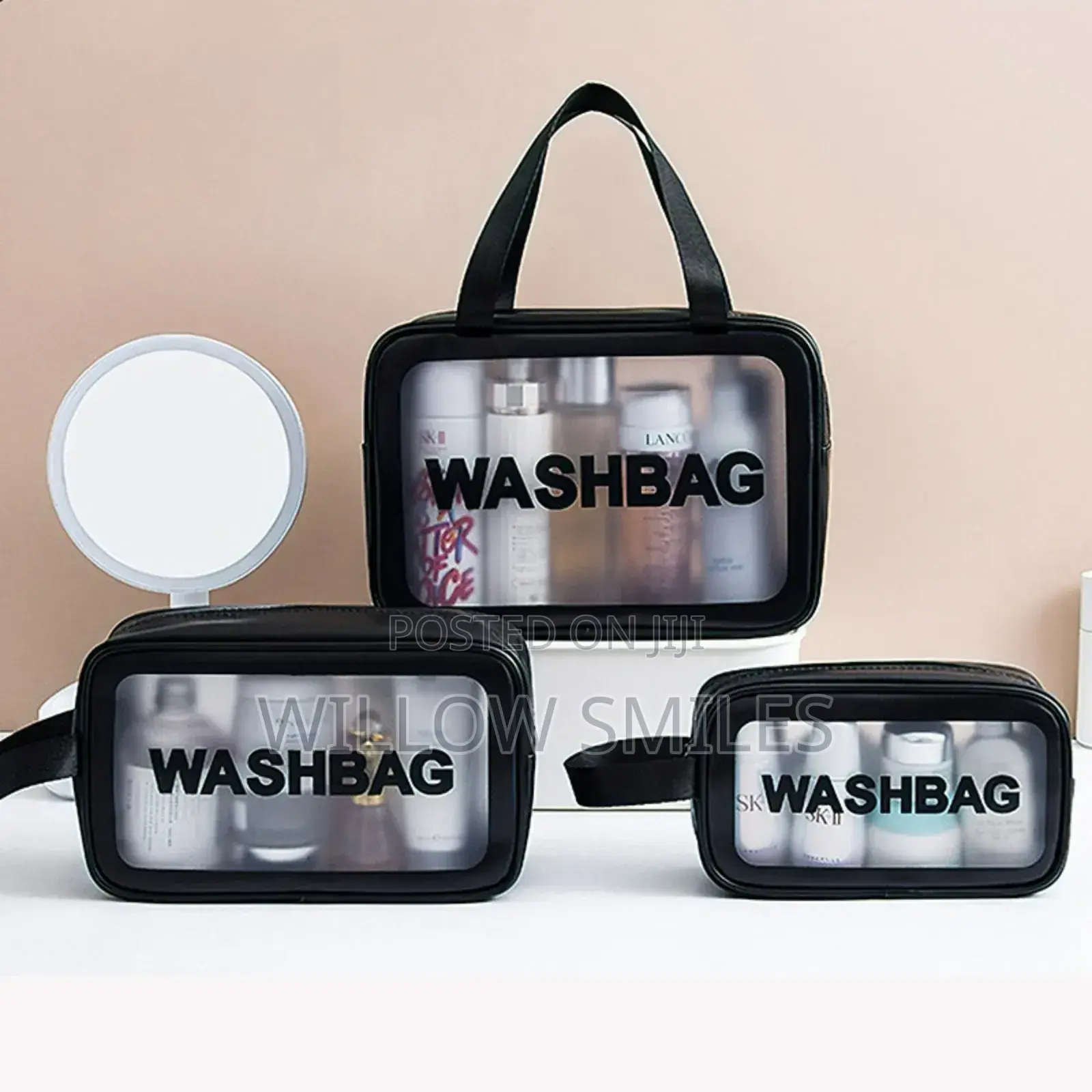 Travel Wash Bag Medium Size (1pc)