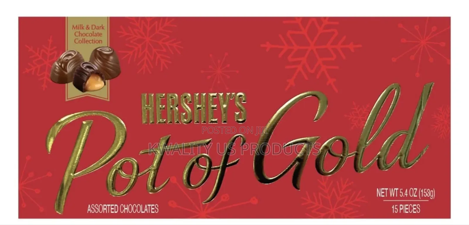 Hershey's Pot of Gold Milk and Dark Chocolate - 153 Grams