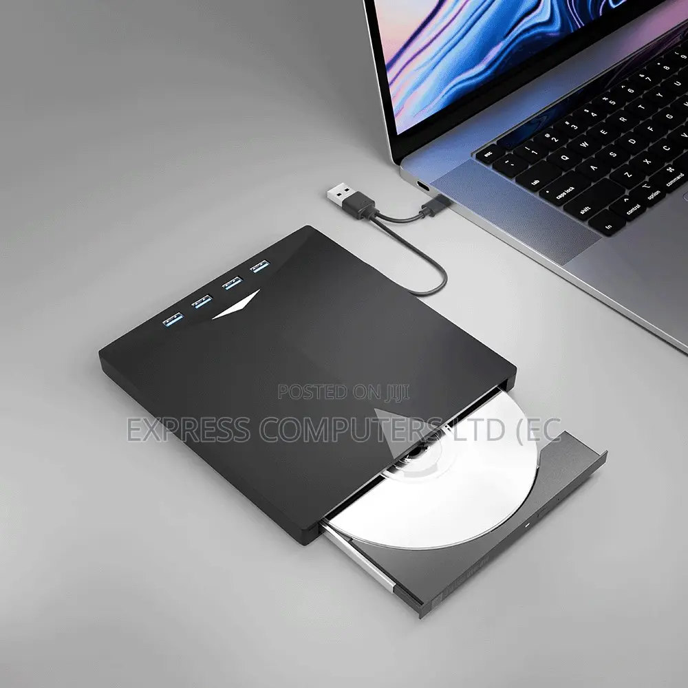 Heatz Zy17 External DVD-Rw Versatile 7-in-1 Usb Hub Original