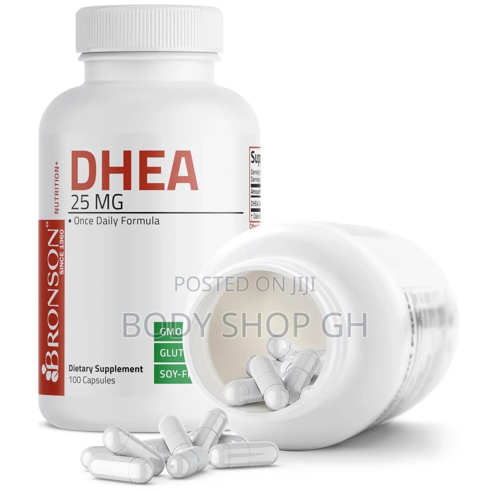 Bronson Dhea 25mg Once Daily Formula, 100 Capsules - Hormonal Balance