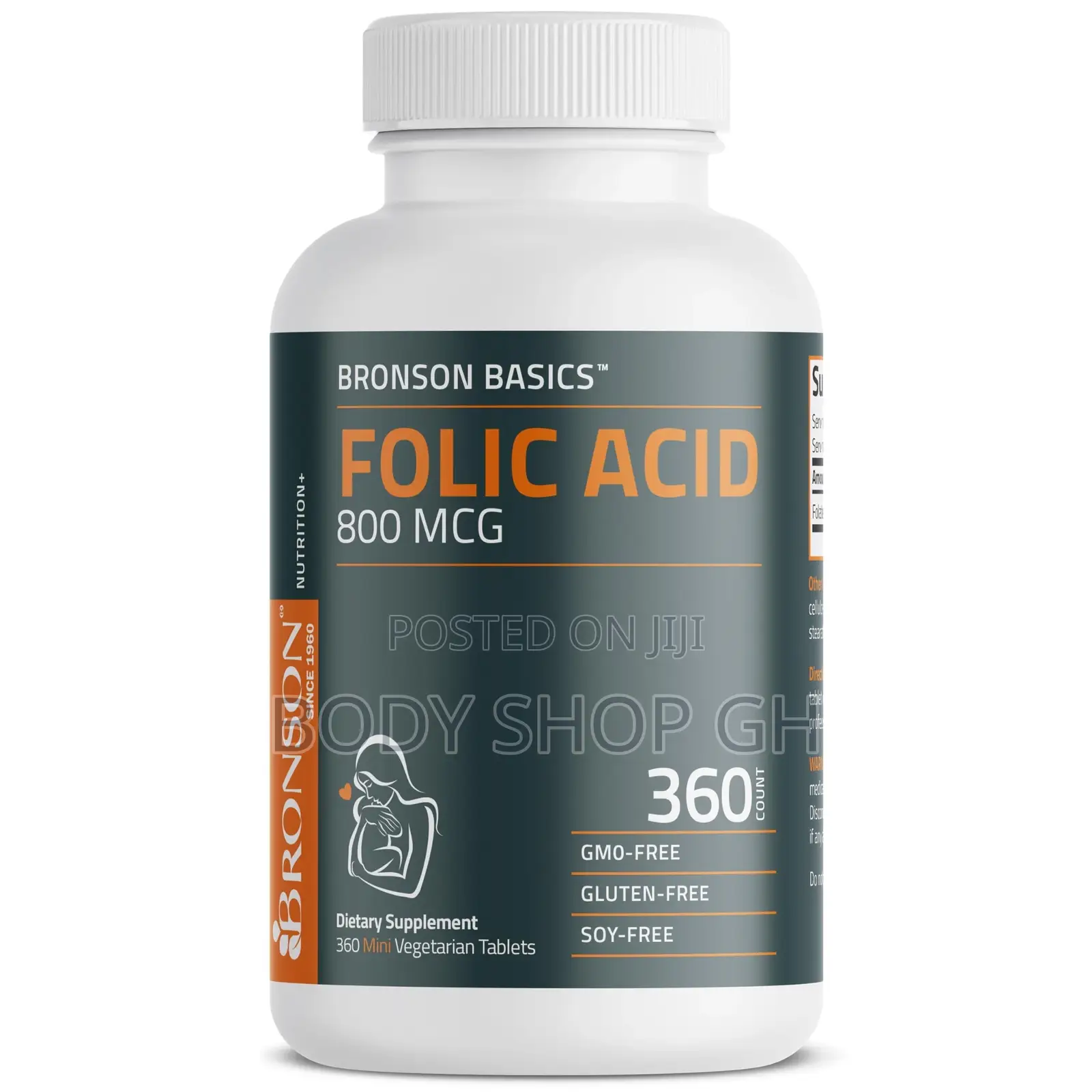 Bronson Folic Acid 800 MCG Supports Prenatal Development-1 Year Supply