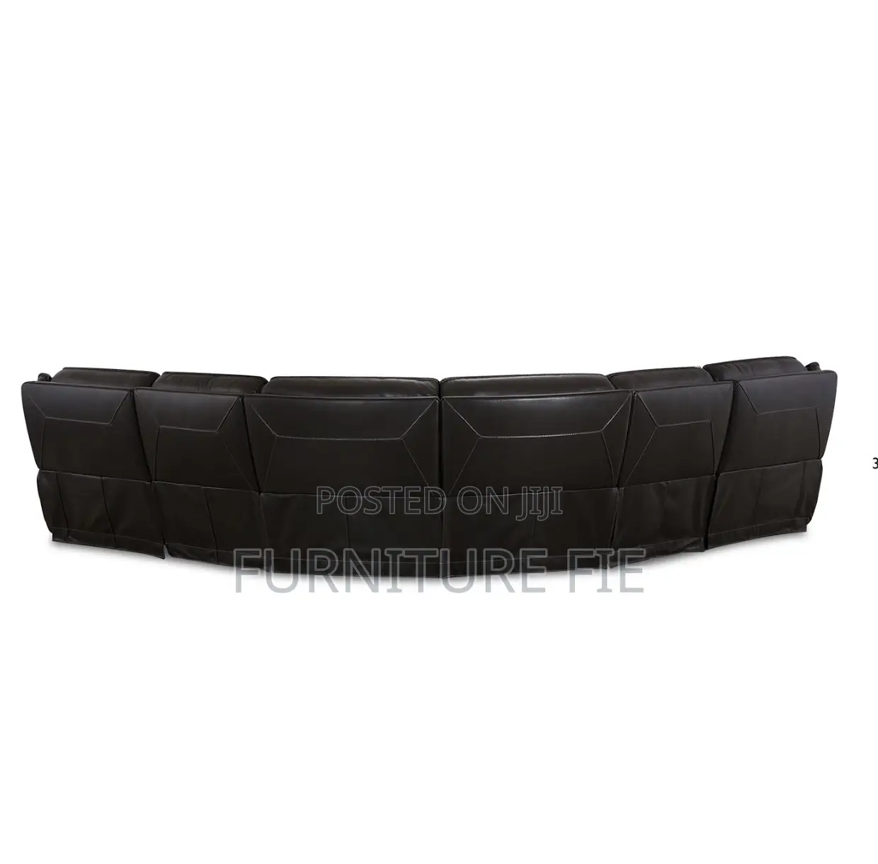 Lenardo 5-Pc. Leather Sectional With 2 Power Motion Recliners From Usa