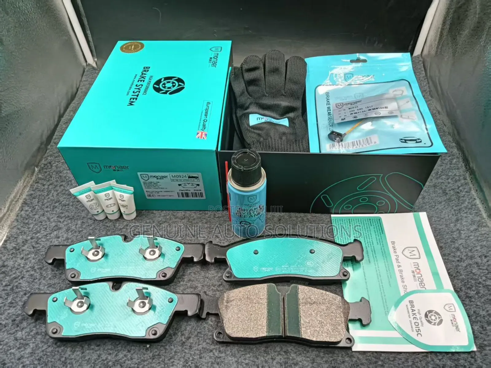 Monaer Brake Pads for Toyota Camry, Highlander, Corolla Avalon