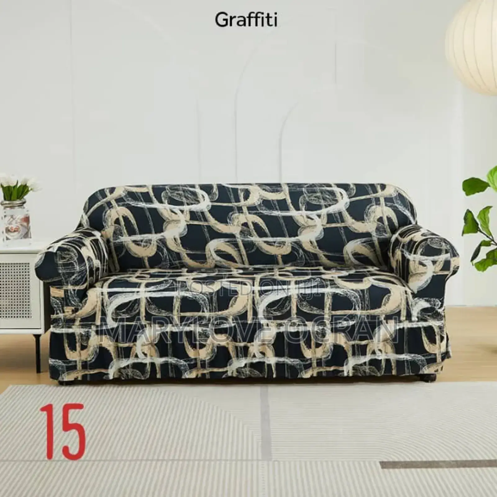 Geometric Quality Sofa Covers