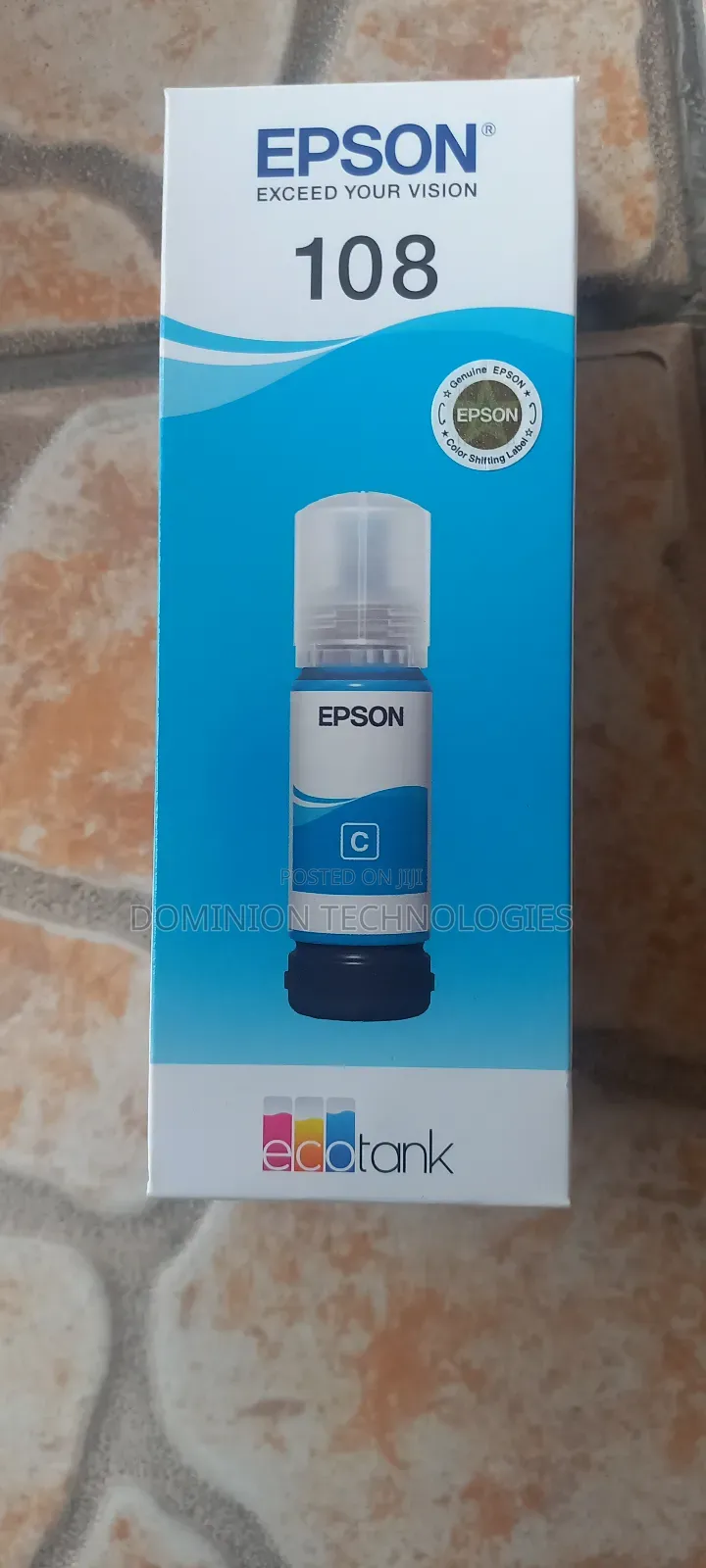 Epson Ink 108 Cyan
