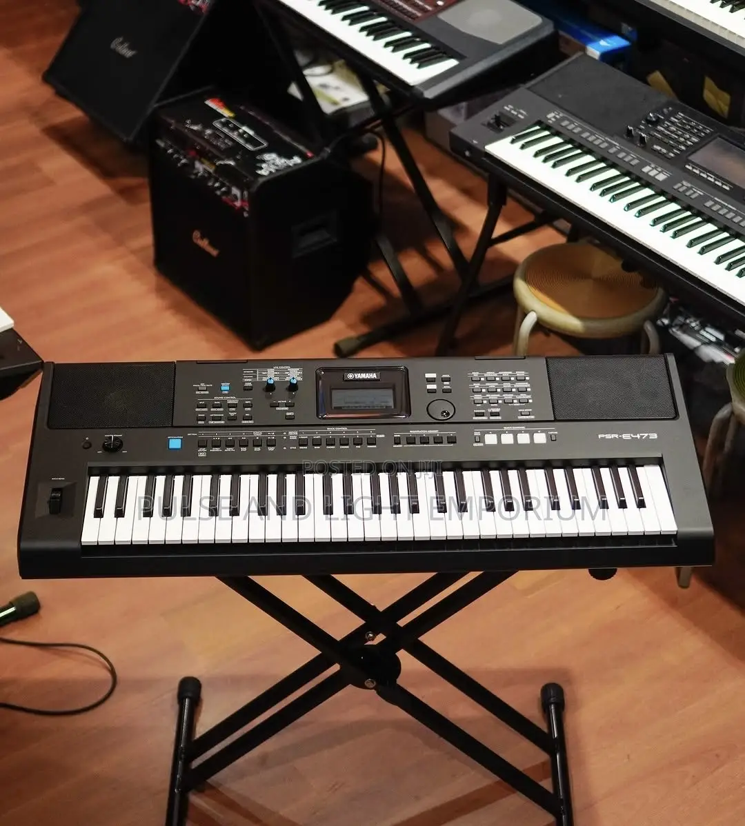 The Yamaha PSR-E473 61-Key, Touch-Sensitive Portable Keyboard