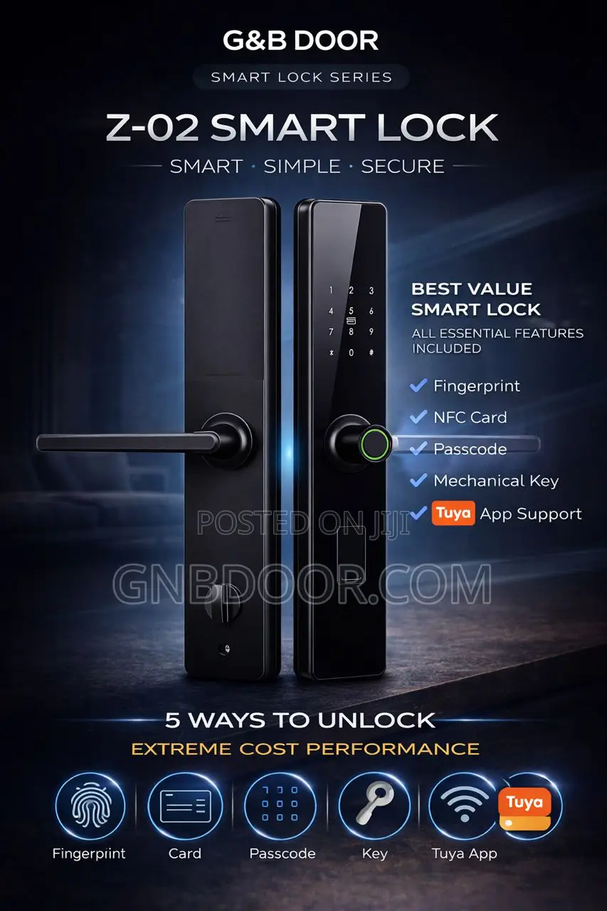 G B Z-02 Smart Lock Support by Tuya App Now