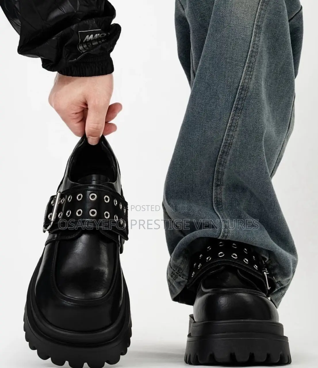 High Quality Monk Strap Shoe Black
