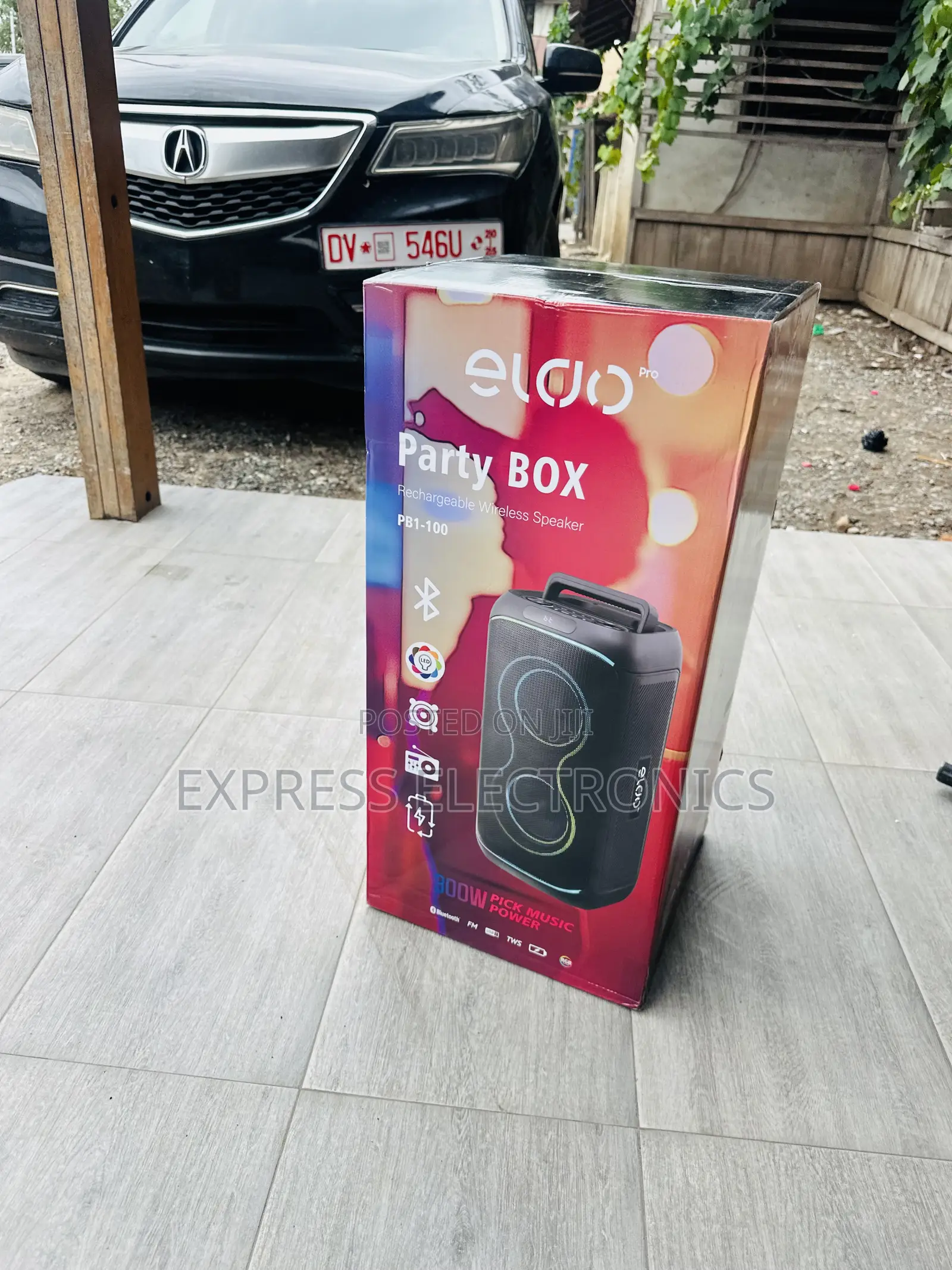Hot  Deals on Eldo Rechargeable Battery Pb1-100 Double 6,5" Speaker