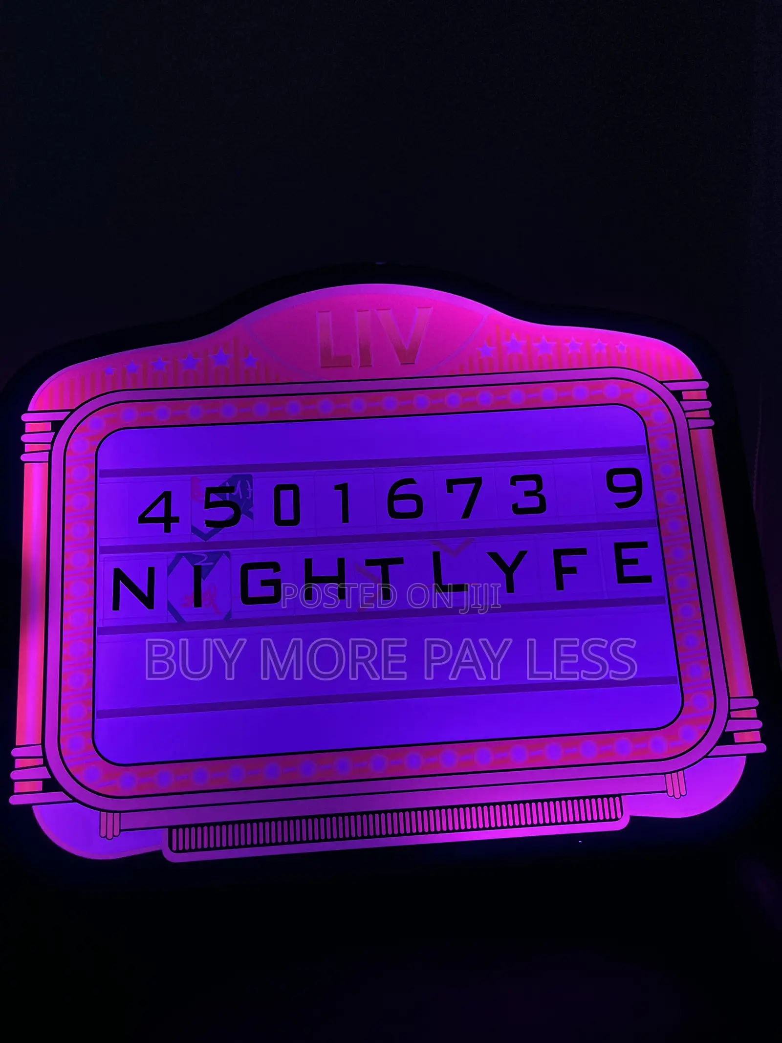 Led Custom Message Board Bottle Presentation Led Light