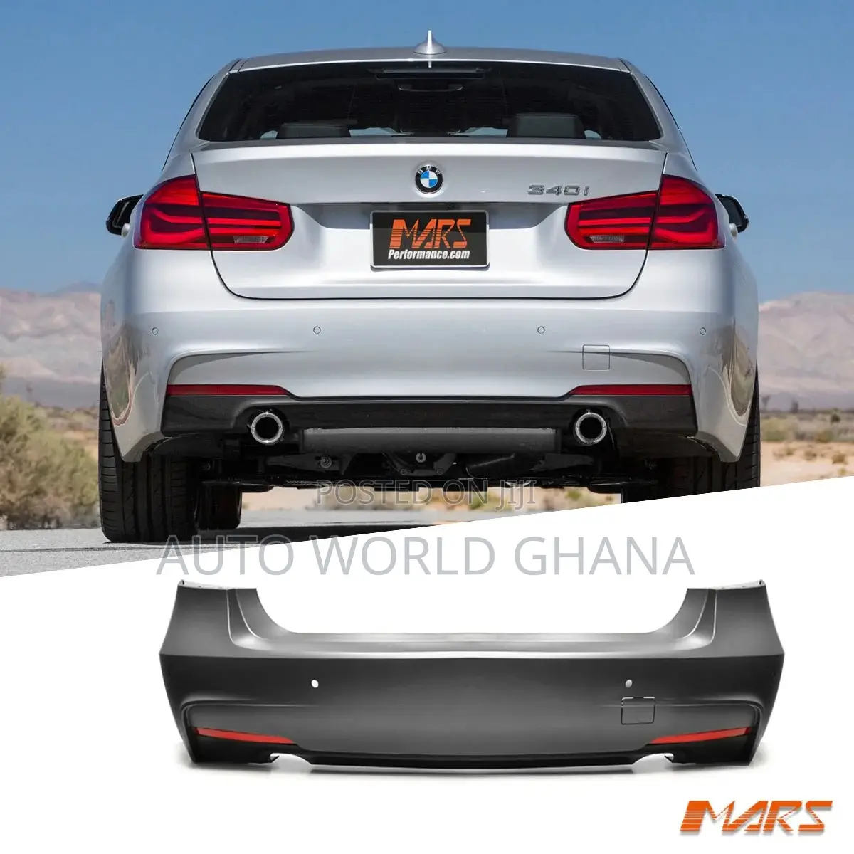 Bmw F30 Rear Bumper M Tek Sport Complete 2012-2018