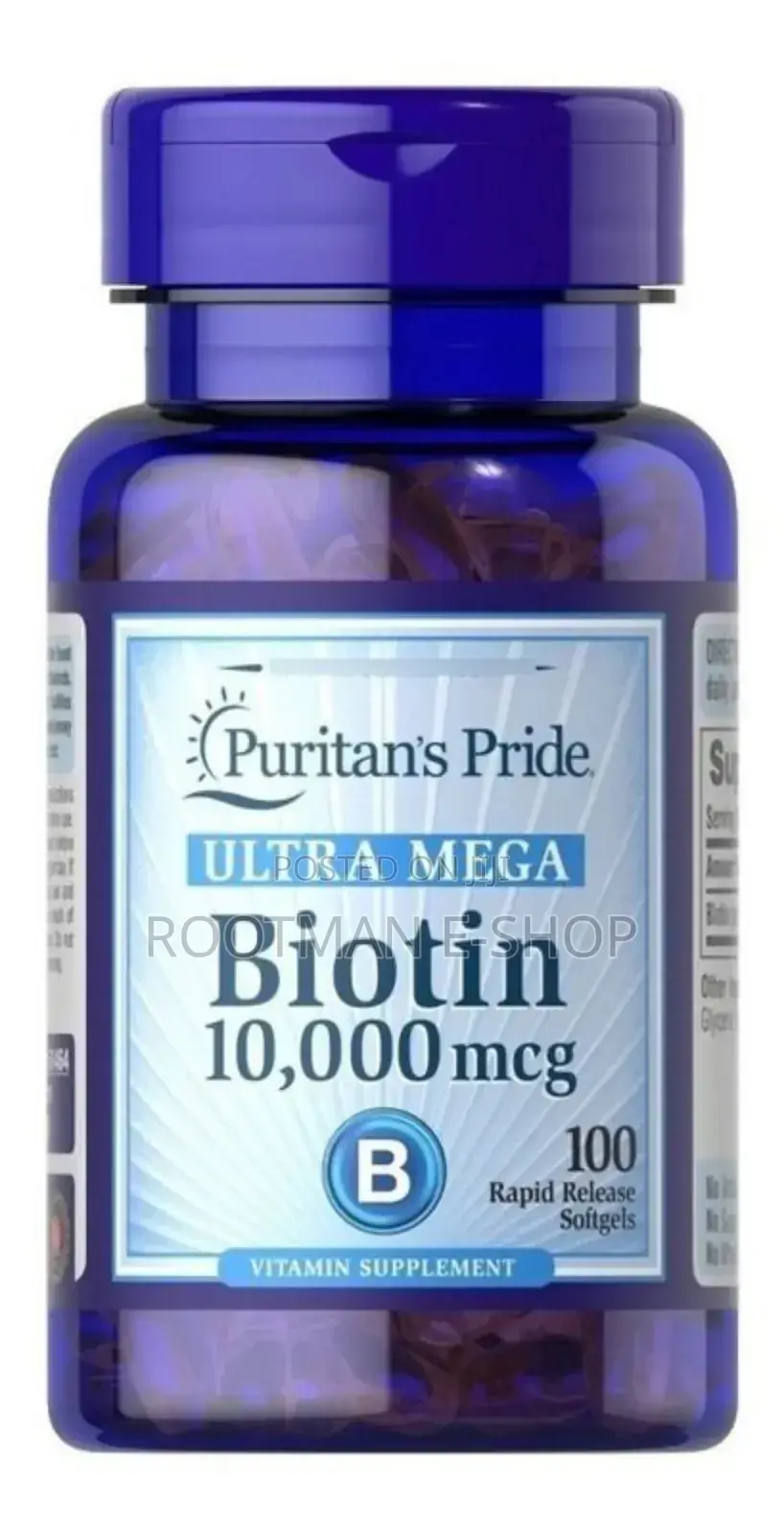 Hairloss Supplement - Biotin 10,000mcg