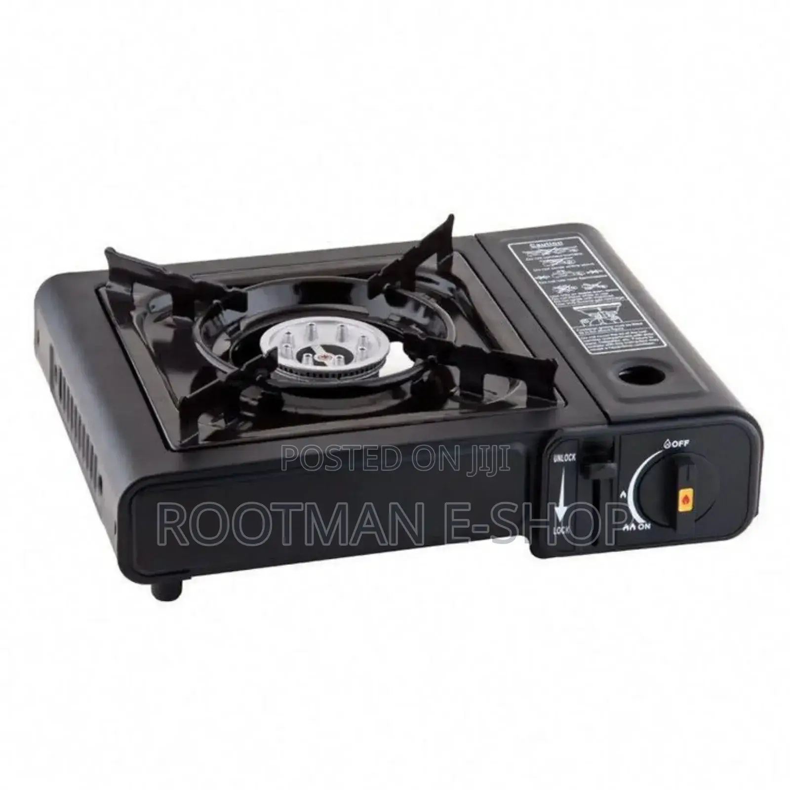 Bossman Portable Gas Stove With 2 Gas Cans Refills