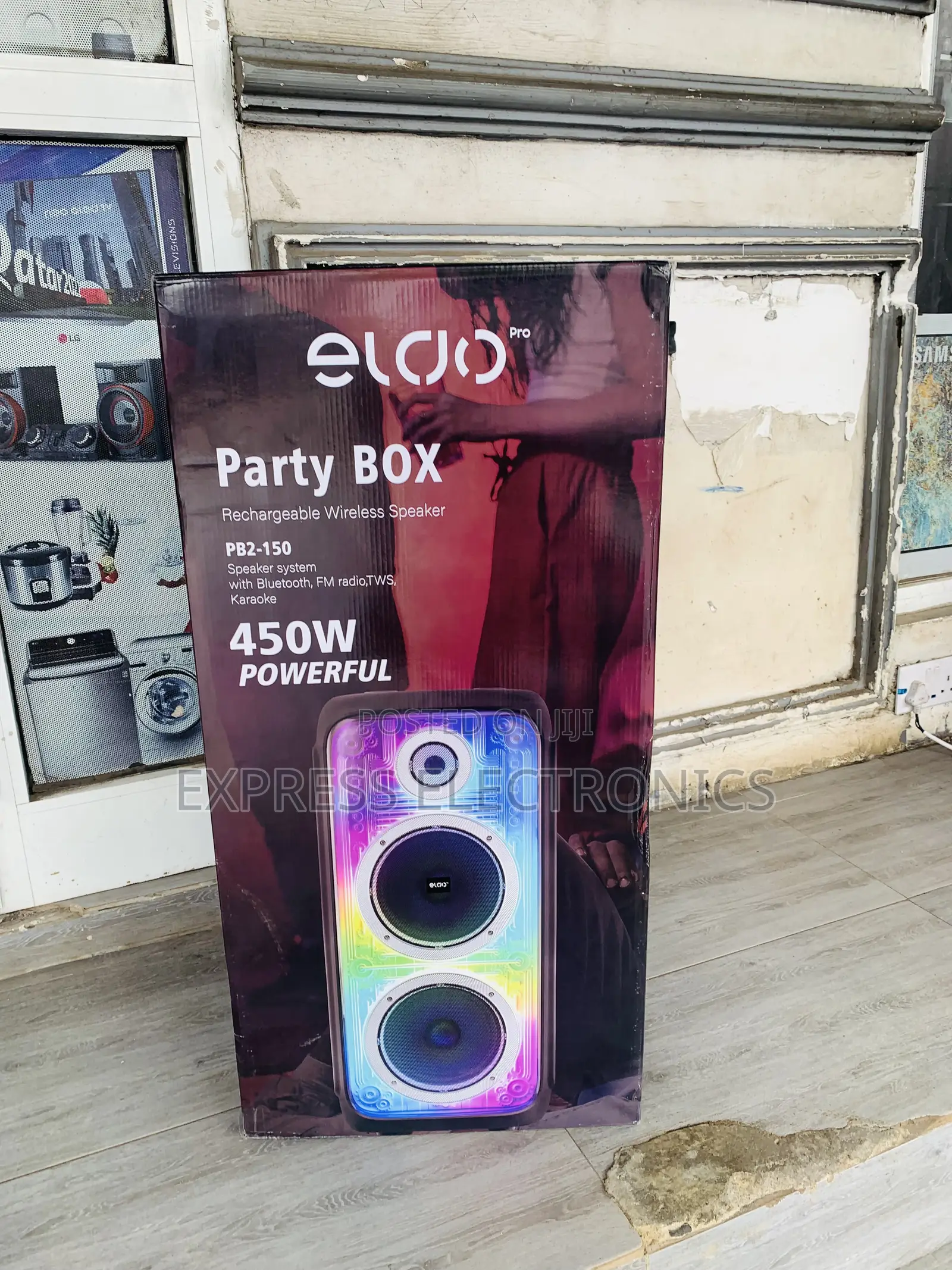Hot  Deals on Eldo Pb2-150 Double 8"Speaker Bluetooth