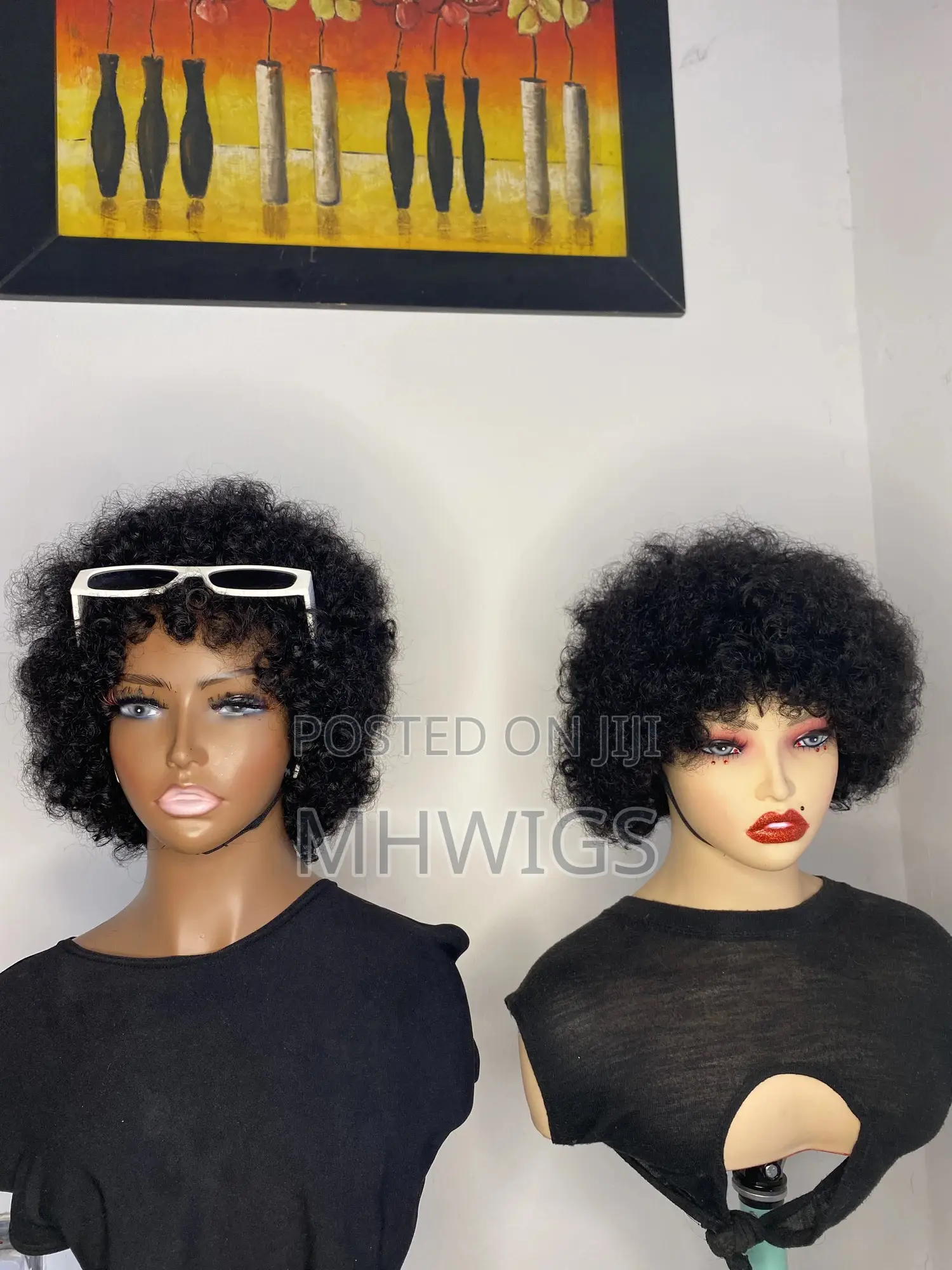 Afro Wet Curls Wigcap