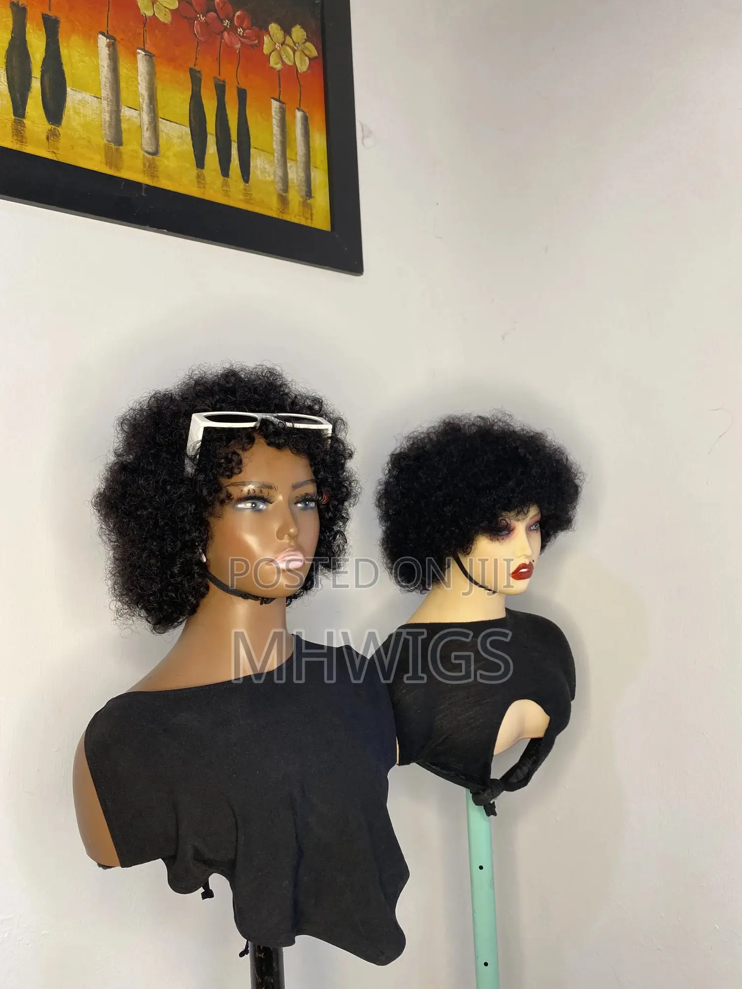 Afro Wet Curls Wigcap