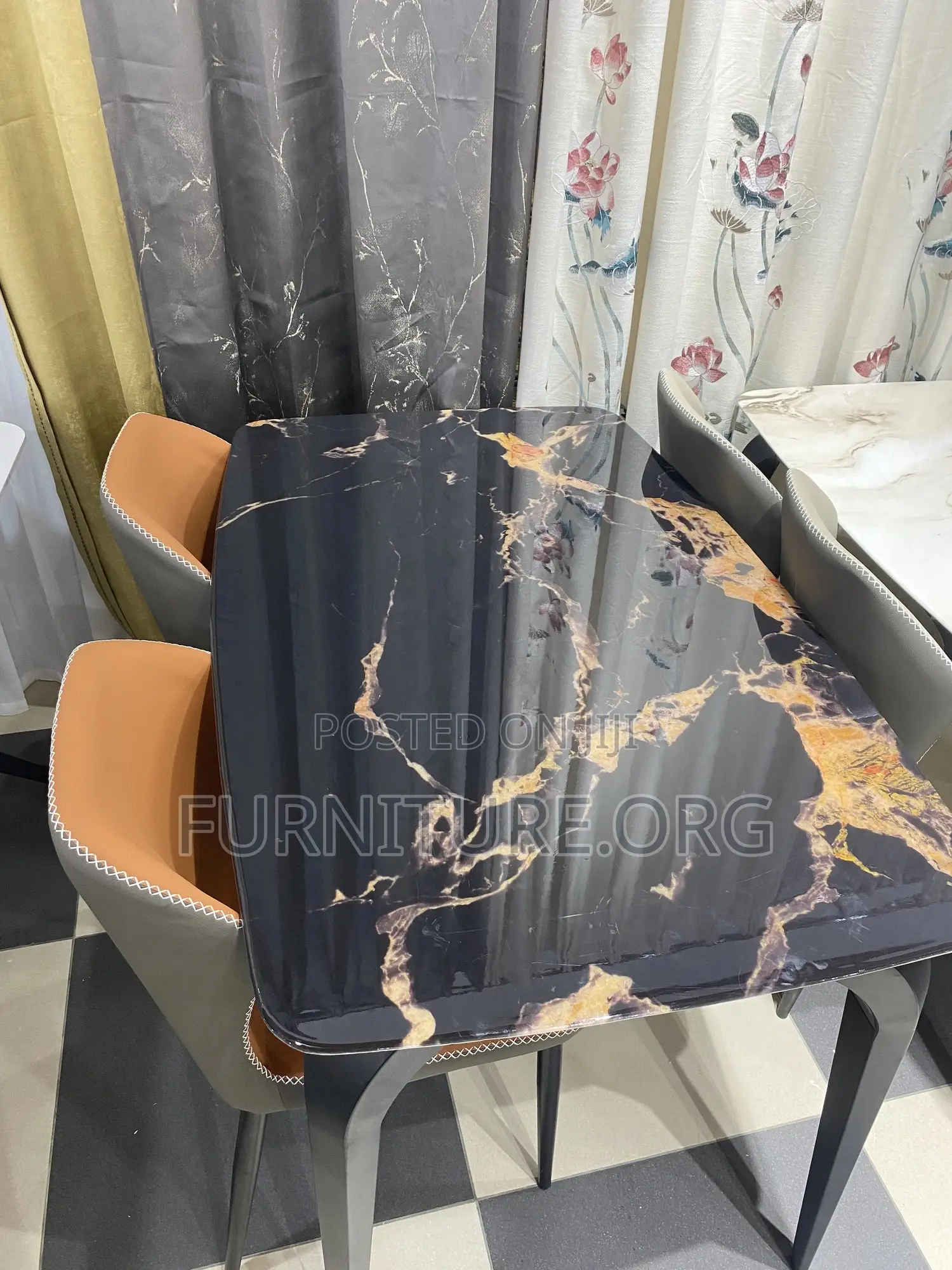 4n1 Marble Dinning Set