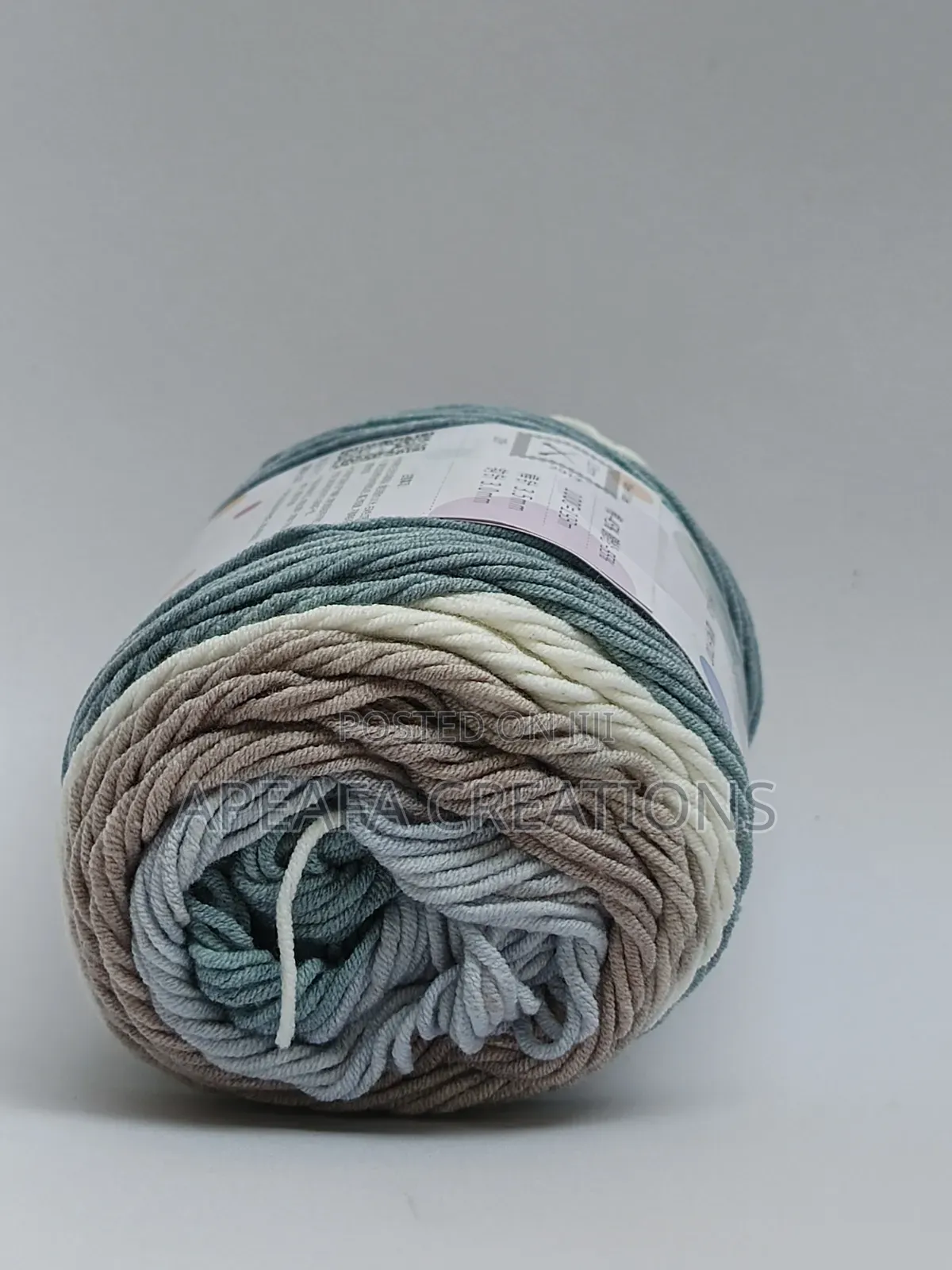 Rainbow Cotton Cake Yarn