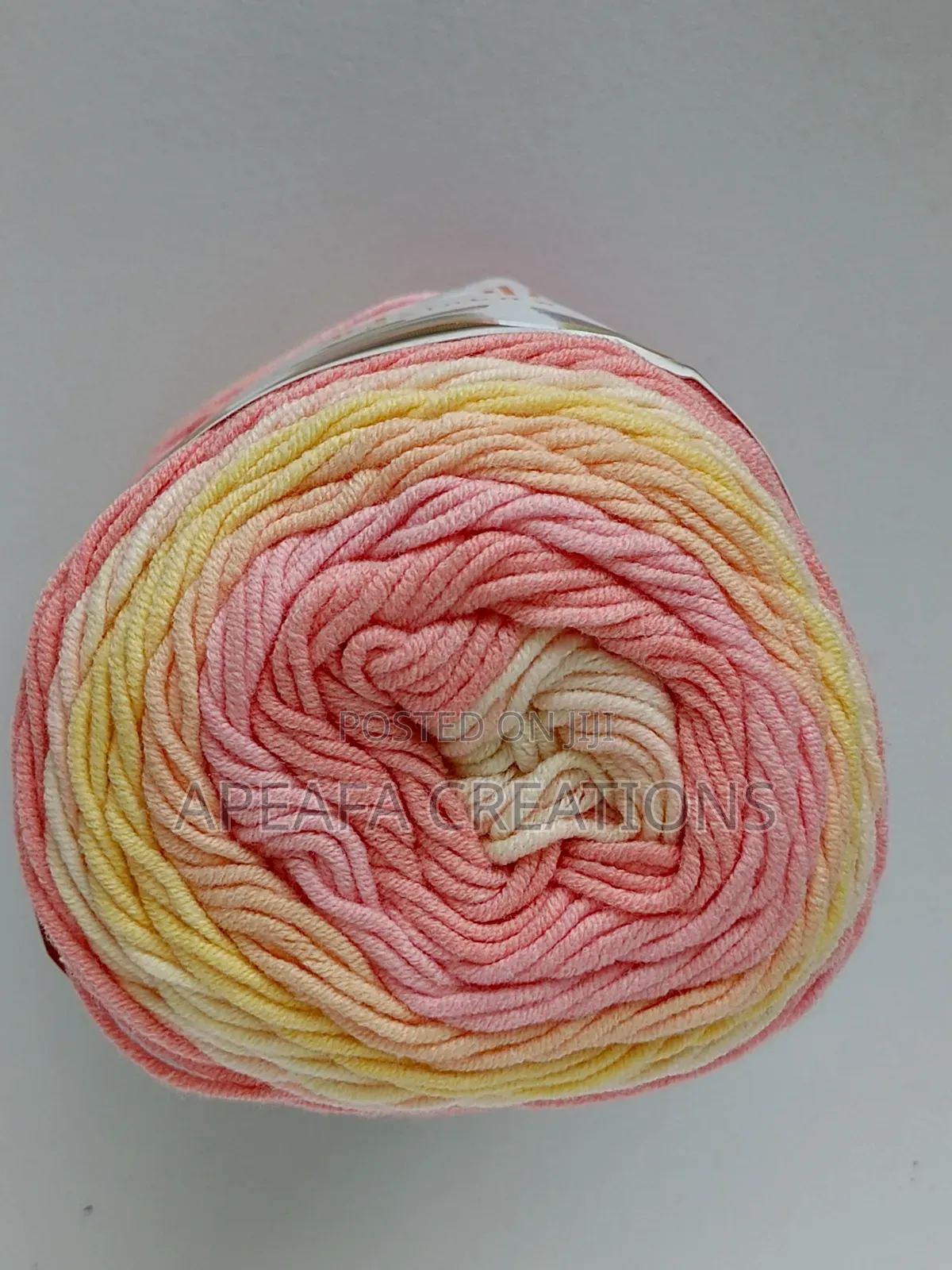 Rainbow Cotton Cake Yarn