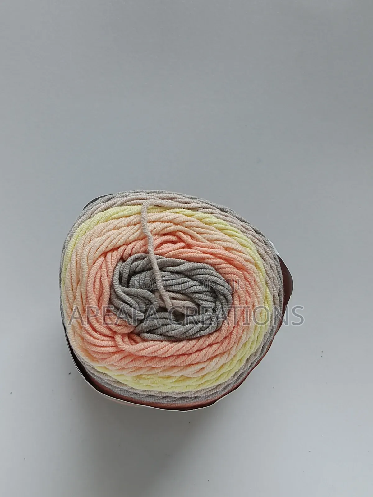 Rainbow Cotton Cake Yarn
