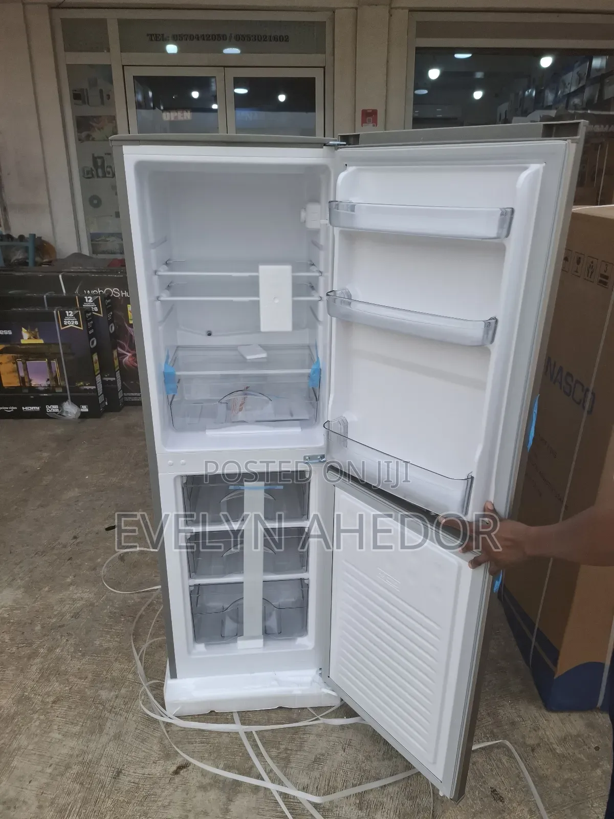 TCL Bottom Freezer 142 Litres Double Door Fridge for Sale at Low Price