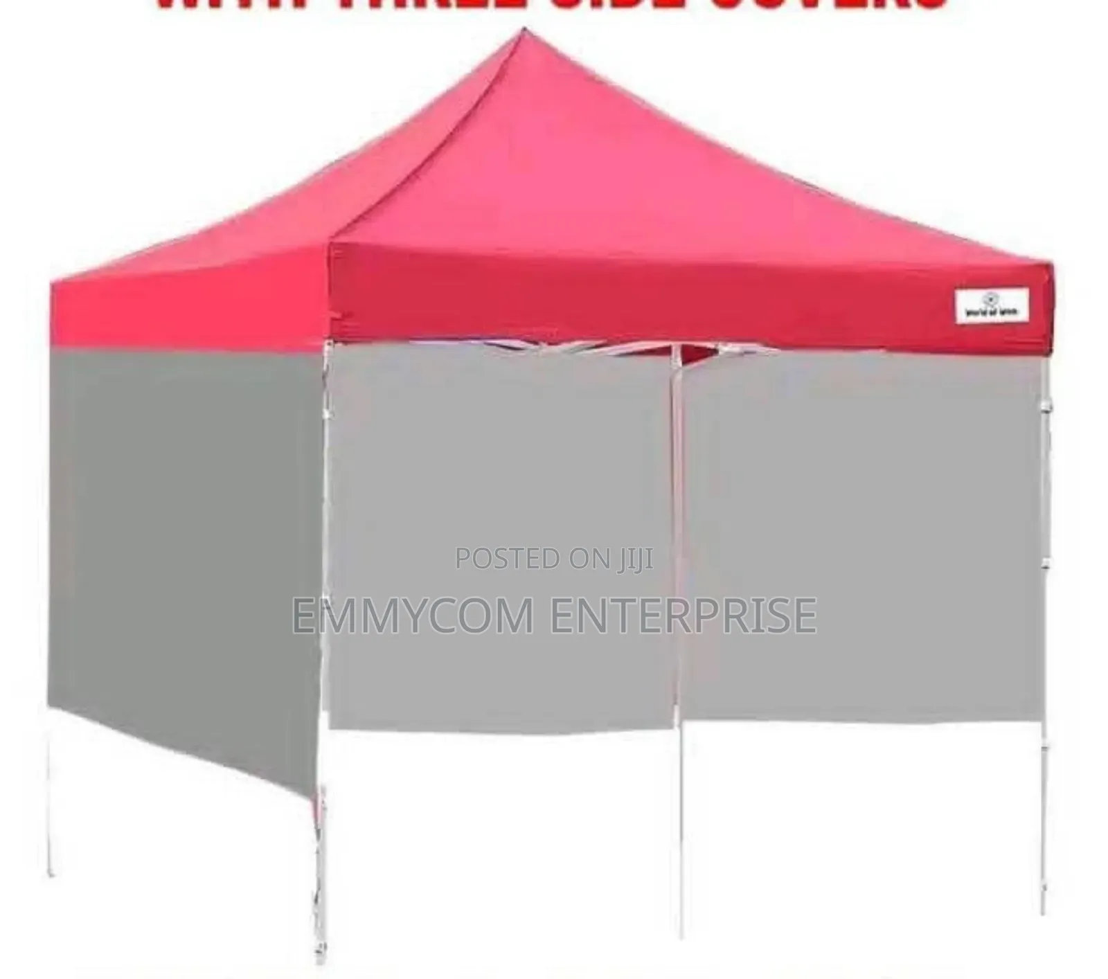 10 By 10 Feet Foldable Tent With Sides Covers