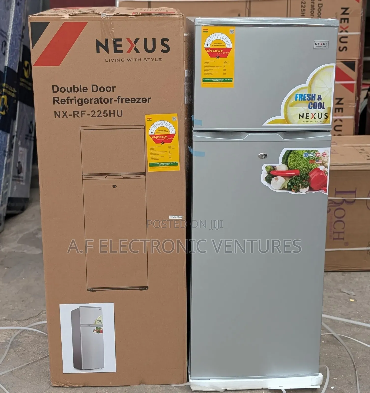 Nexus 204-Litres Top Freezer Fridge