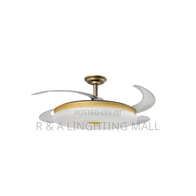 Luxury Led Ceiling Fan Light + Remote Control Set - 36w