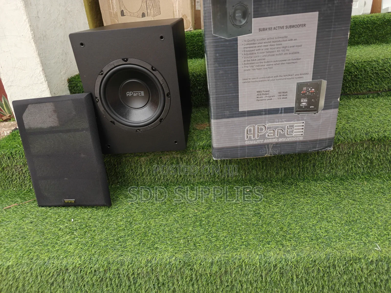 Suba165 8 Inch Active Subwoofer Apart Belgium Brand