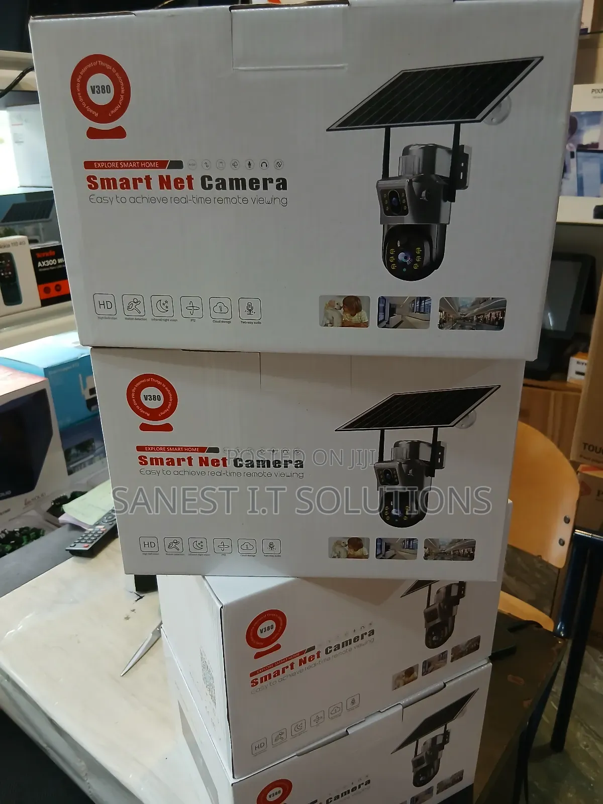 V380 4g Solar CCTV Camera