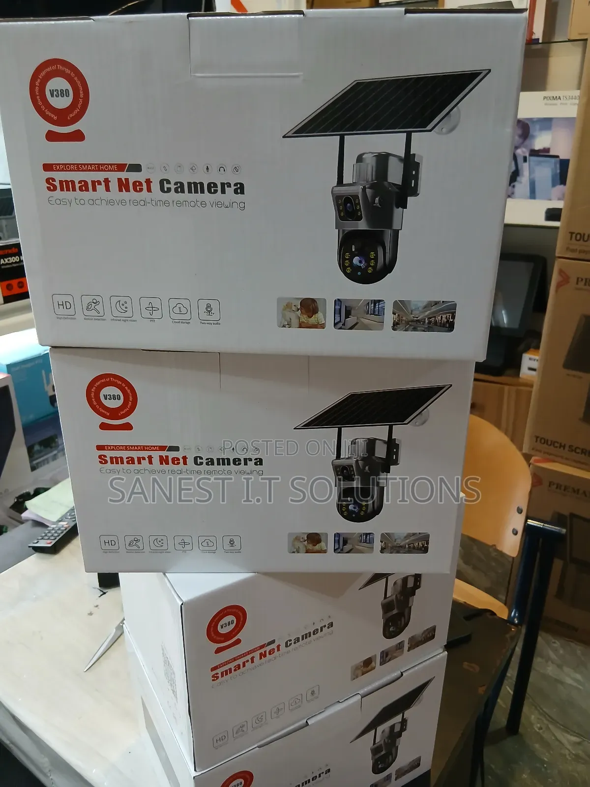 V380 4g Solar CCTV Camera